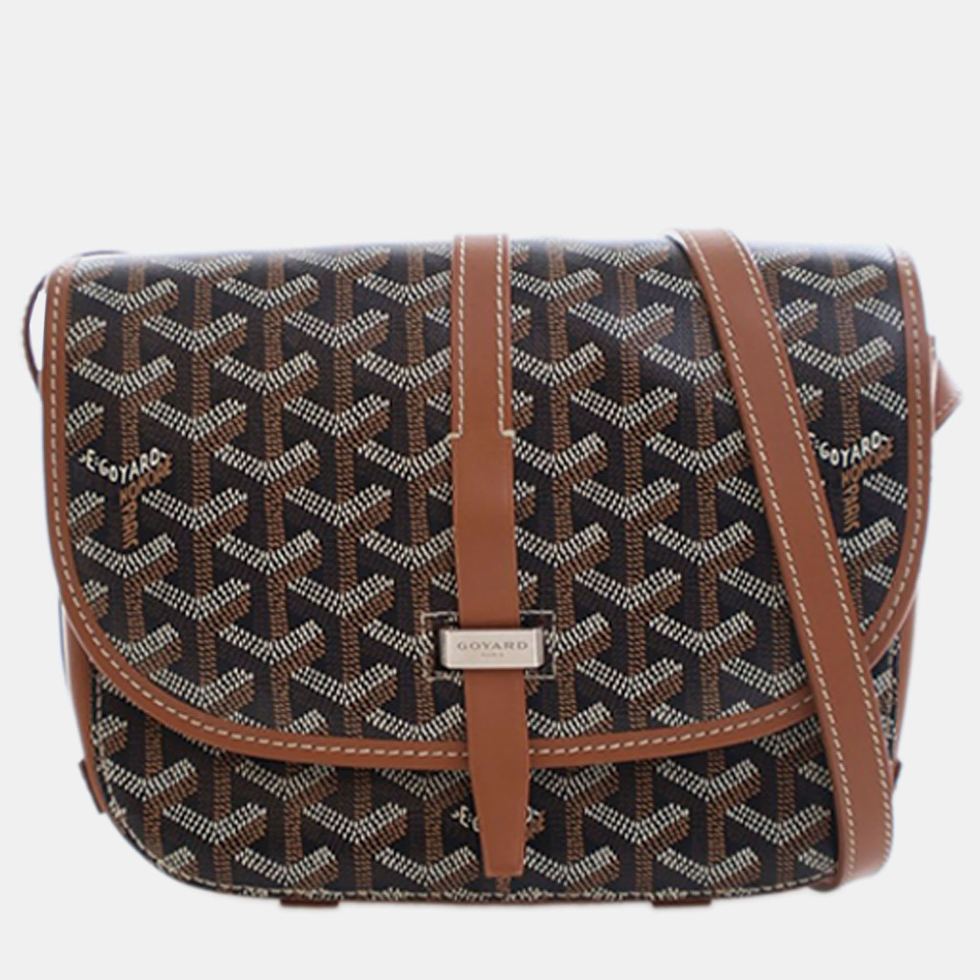 

Goyard Black Goyardine Belvedere PM