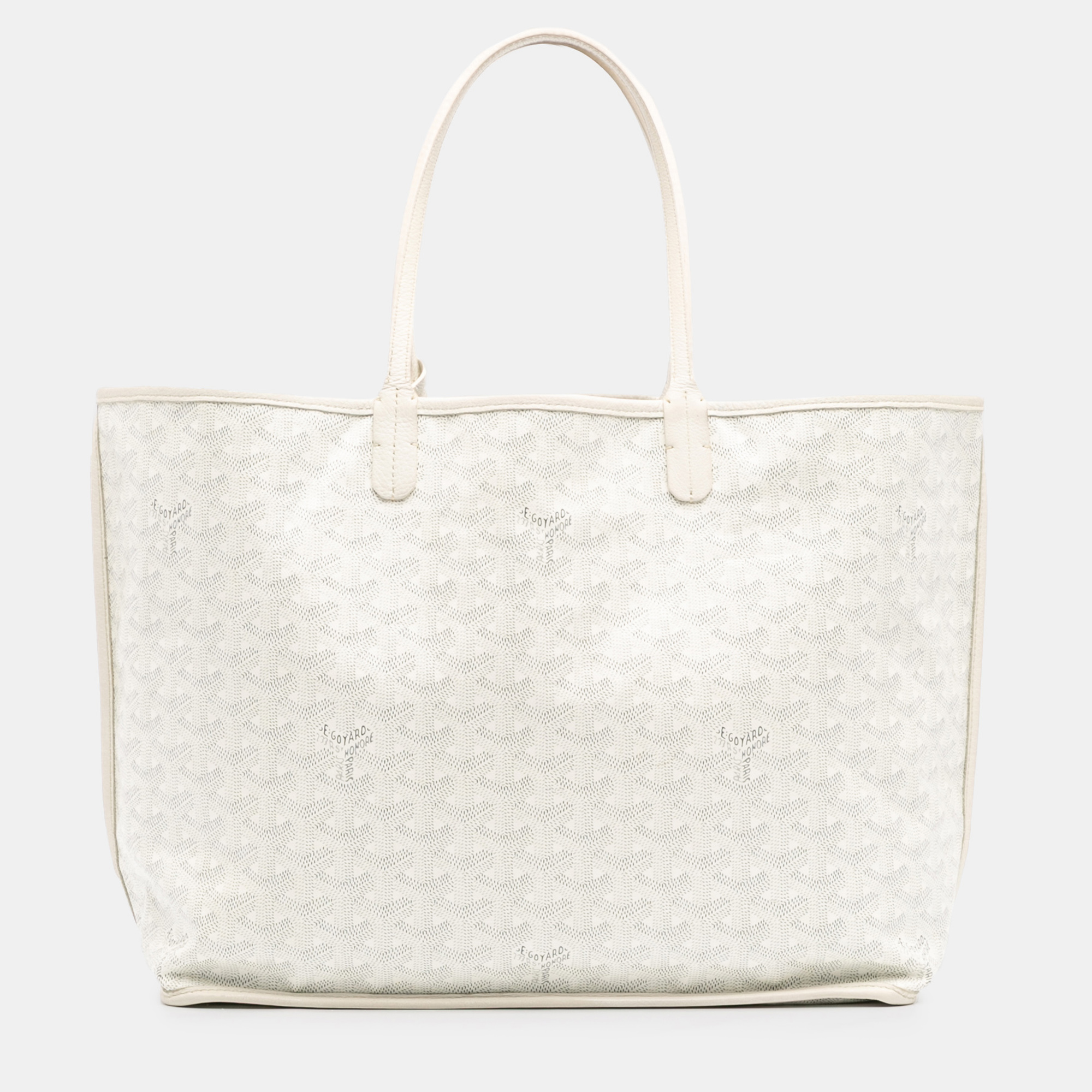 

Goyard White Goyardine Saint Louis PM