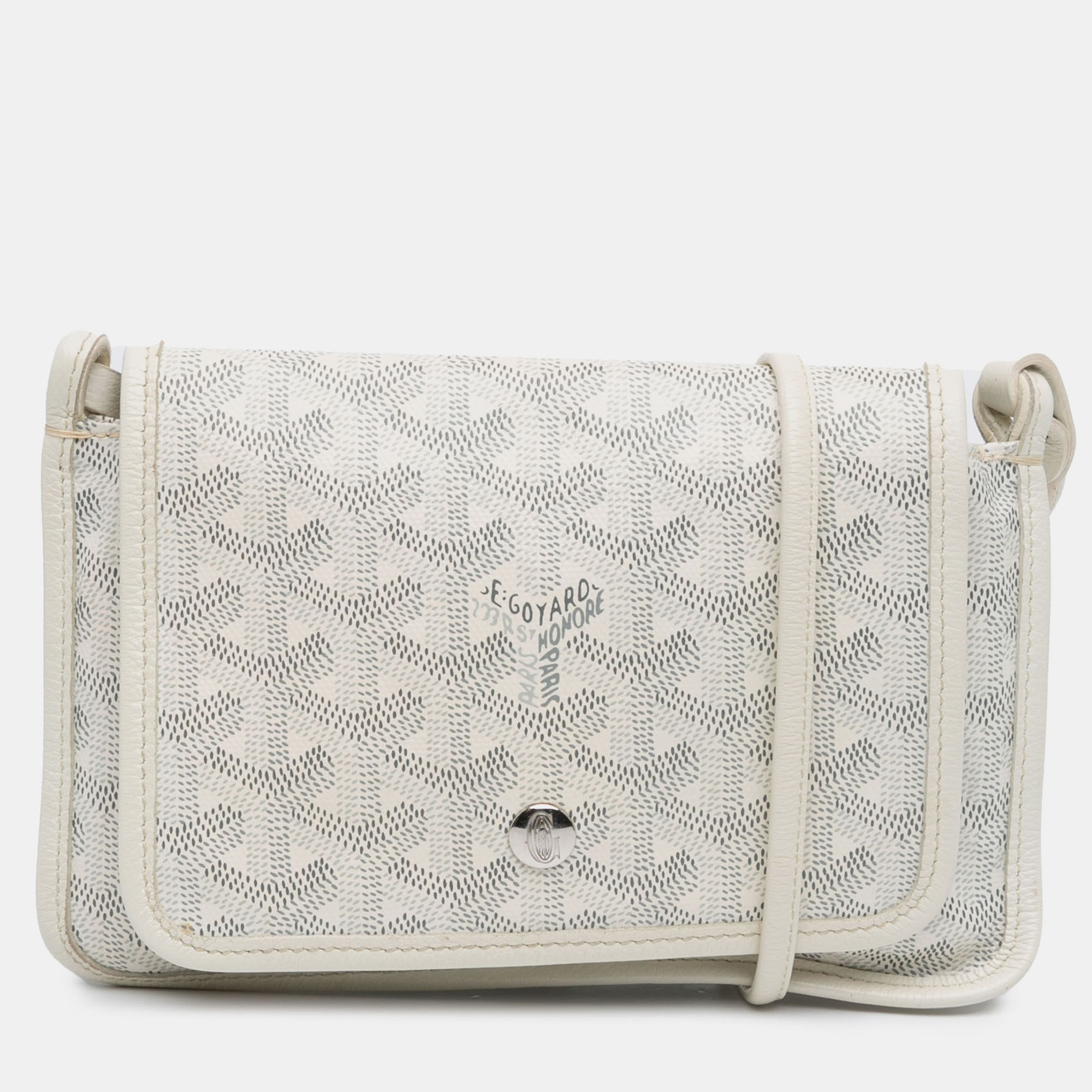

Goyard White Goyardine Plumet Pocket Wallet