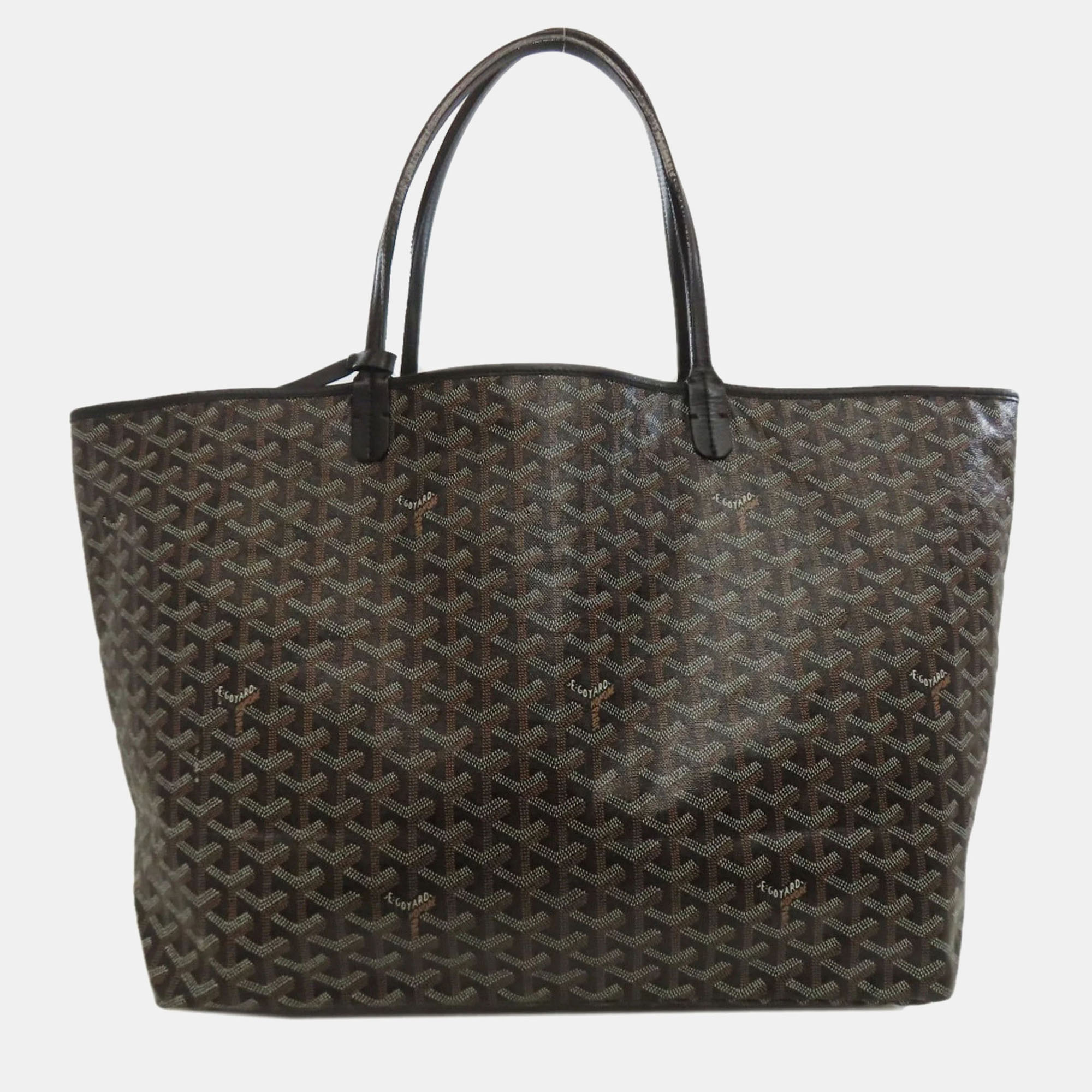 

Goyard Saint Louis Gm Tote Bag In Coated Canvas, Black