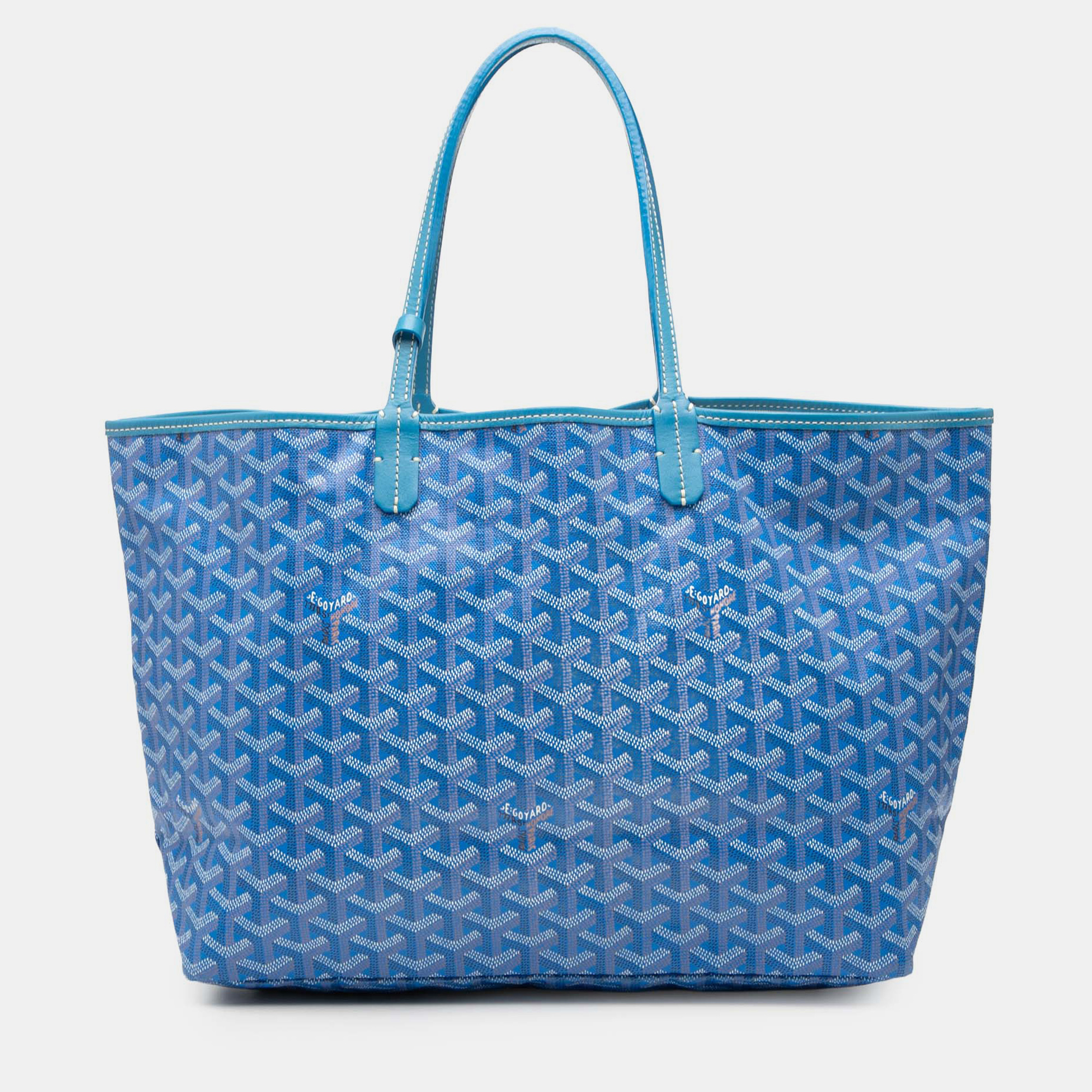 Pre-owned Goyard Ine Saint Louis Pm In Blue