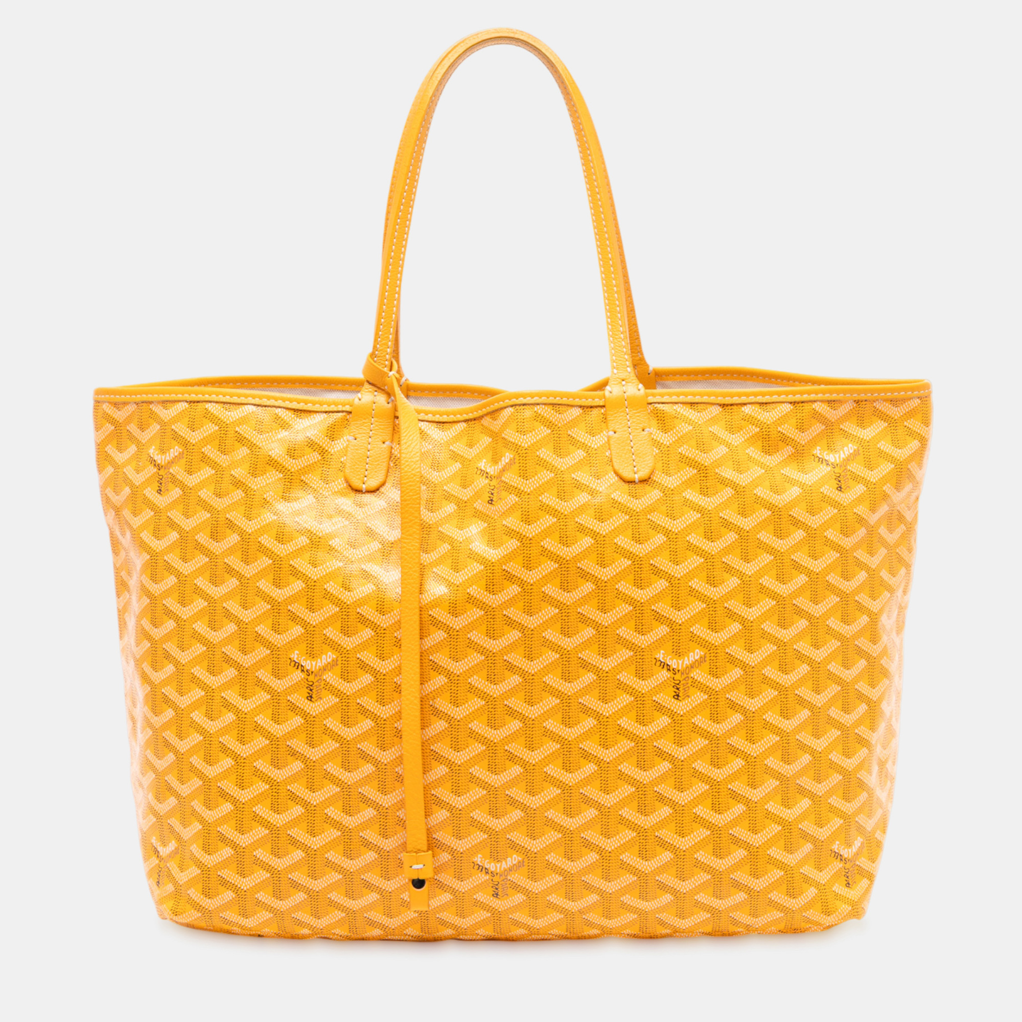 Pre-owned Goyard Ine Saint Louis Pm In Yellow
