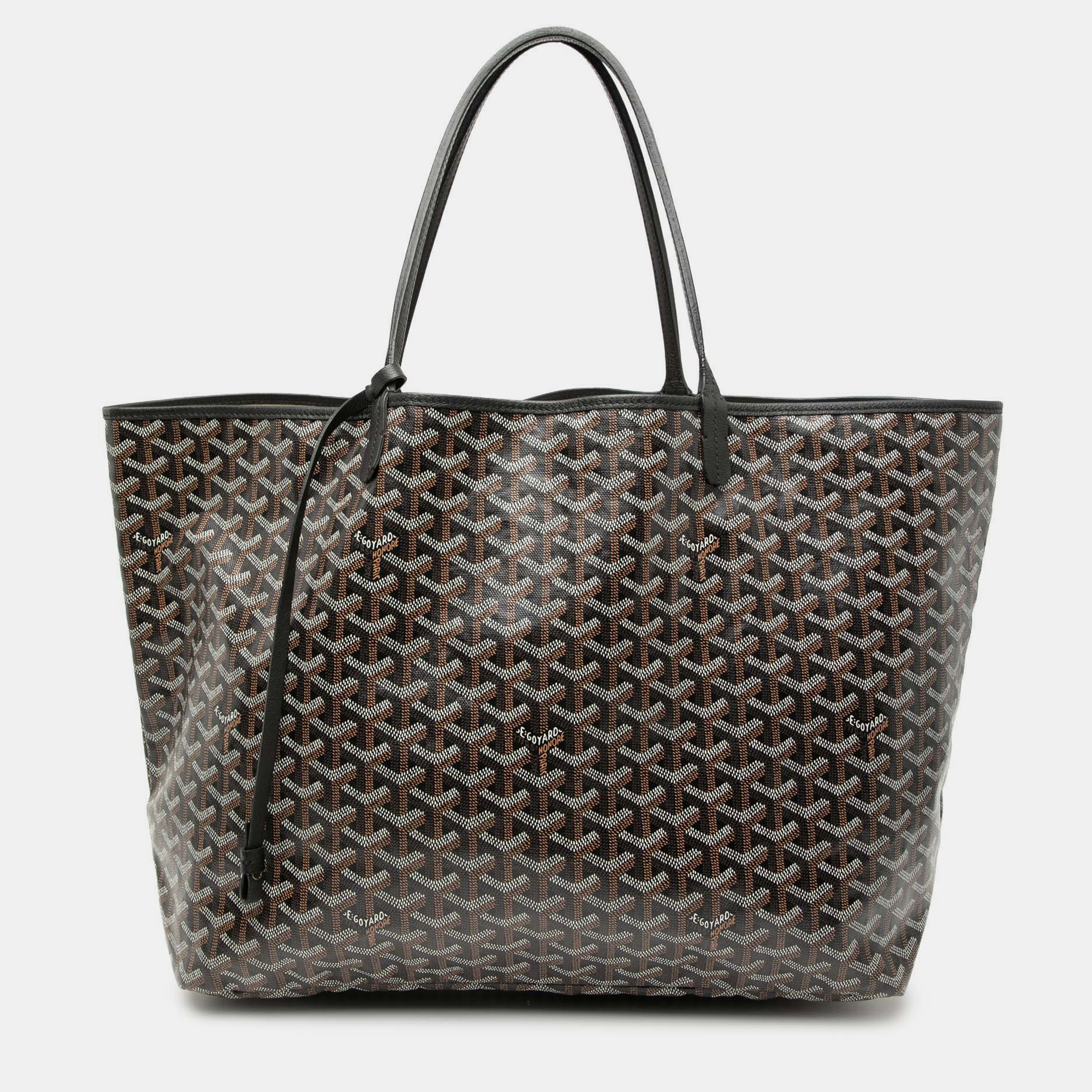 Pre-owned Goyard Ine Saint Louis Gm In Black
