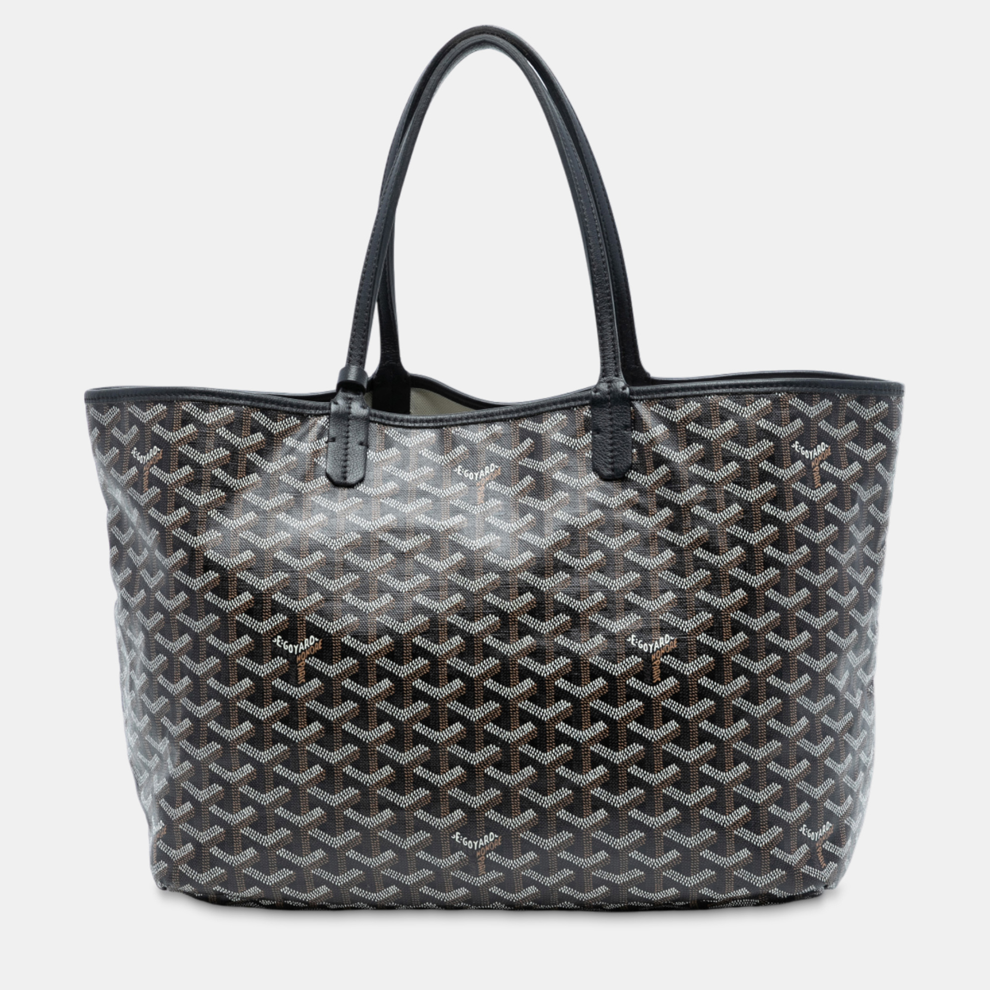 Pre-owned Goyard Ine Saint Louis Pm In Black