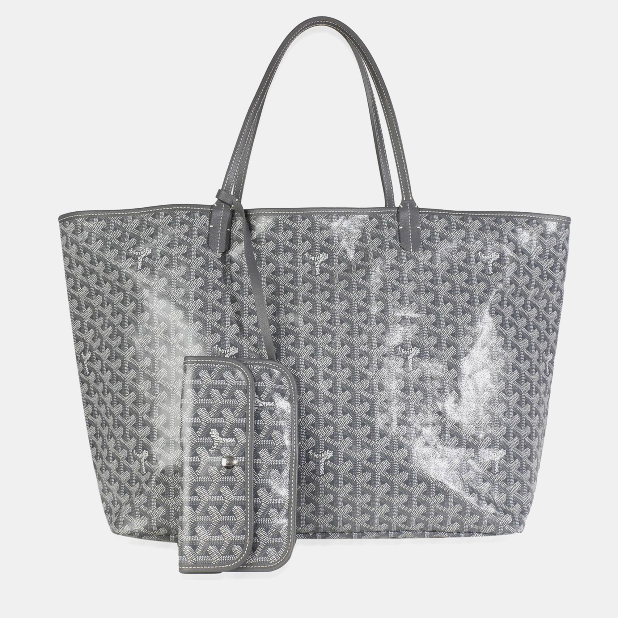 

Goyard Grey Goyardine Canvas Saint Louis GM