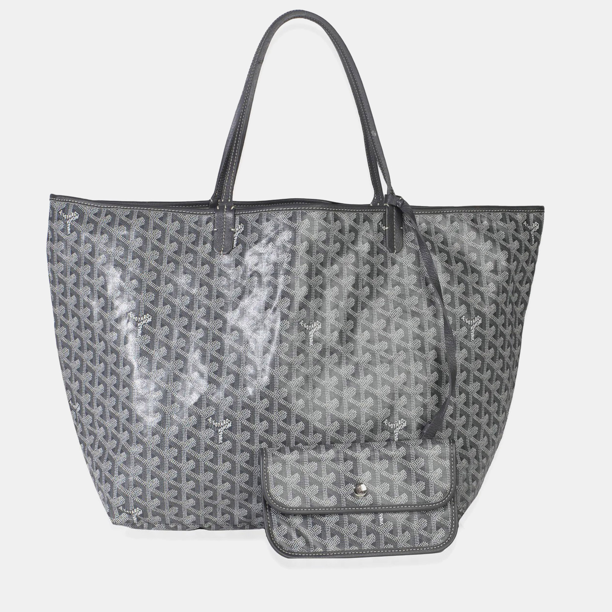 

Goyard Grey Goyardine Canvas Saint Louis GM