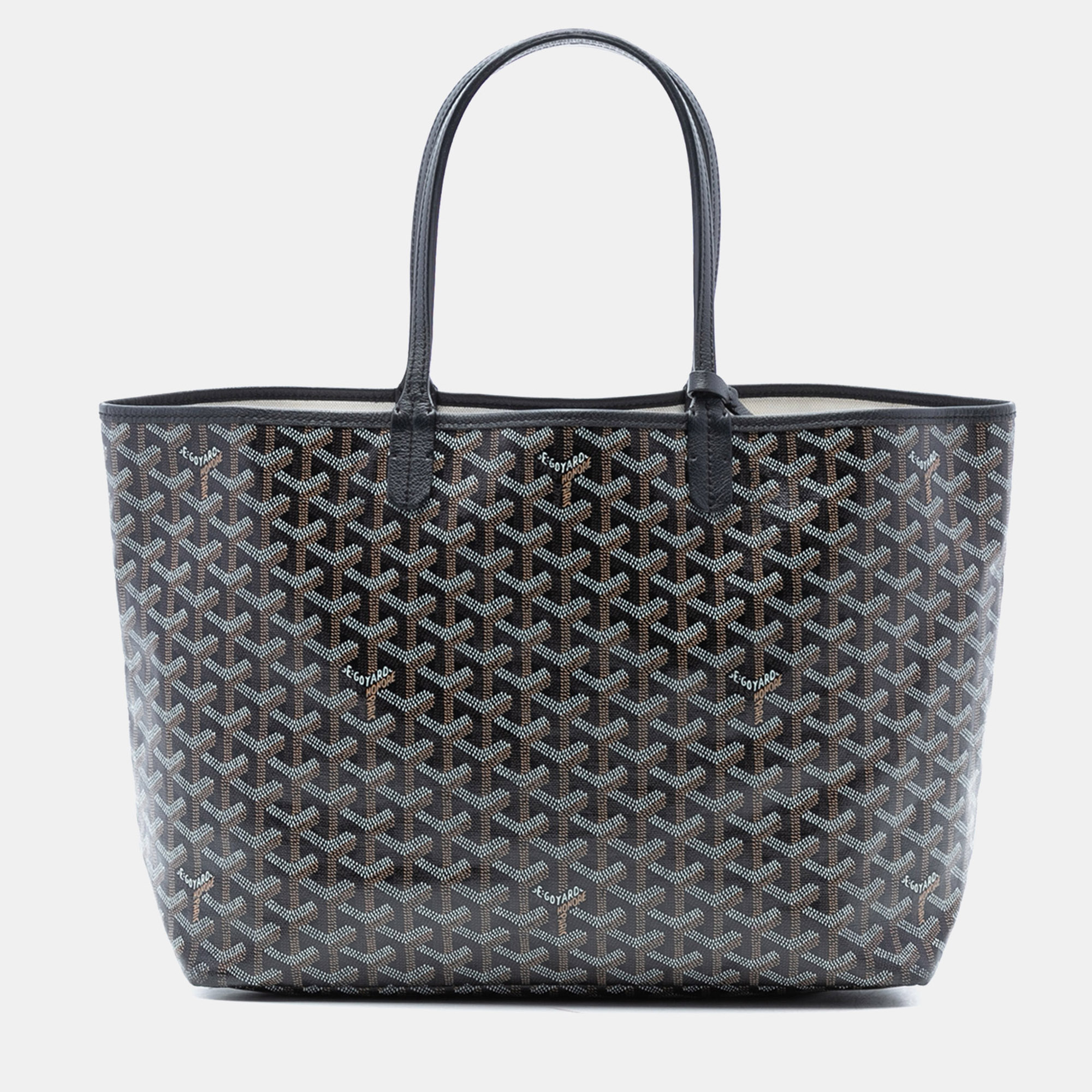 

Goyard Black Goyardine Saint Louis PM