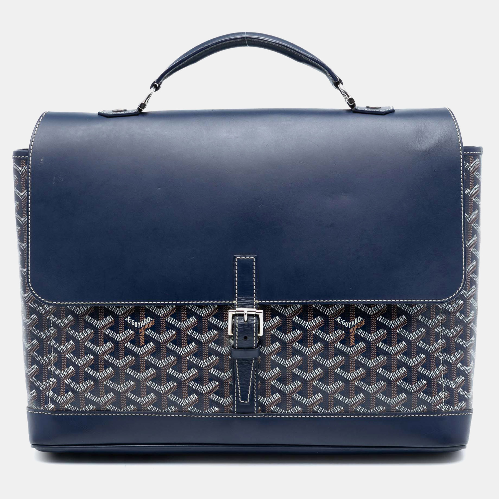 

Goyard Blue Goyardine Citadin PM