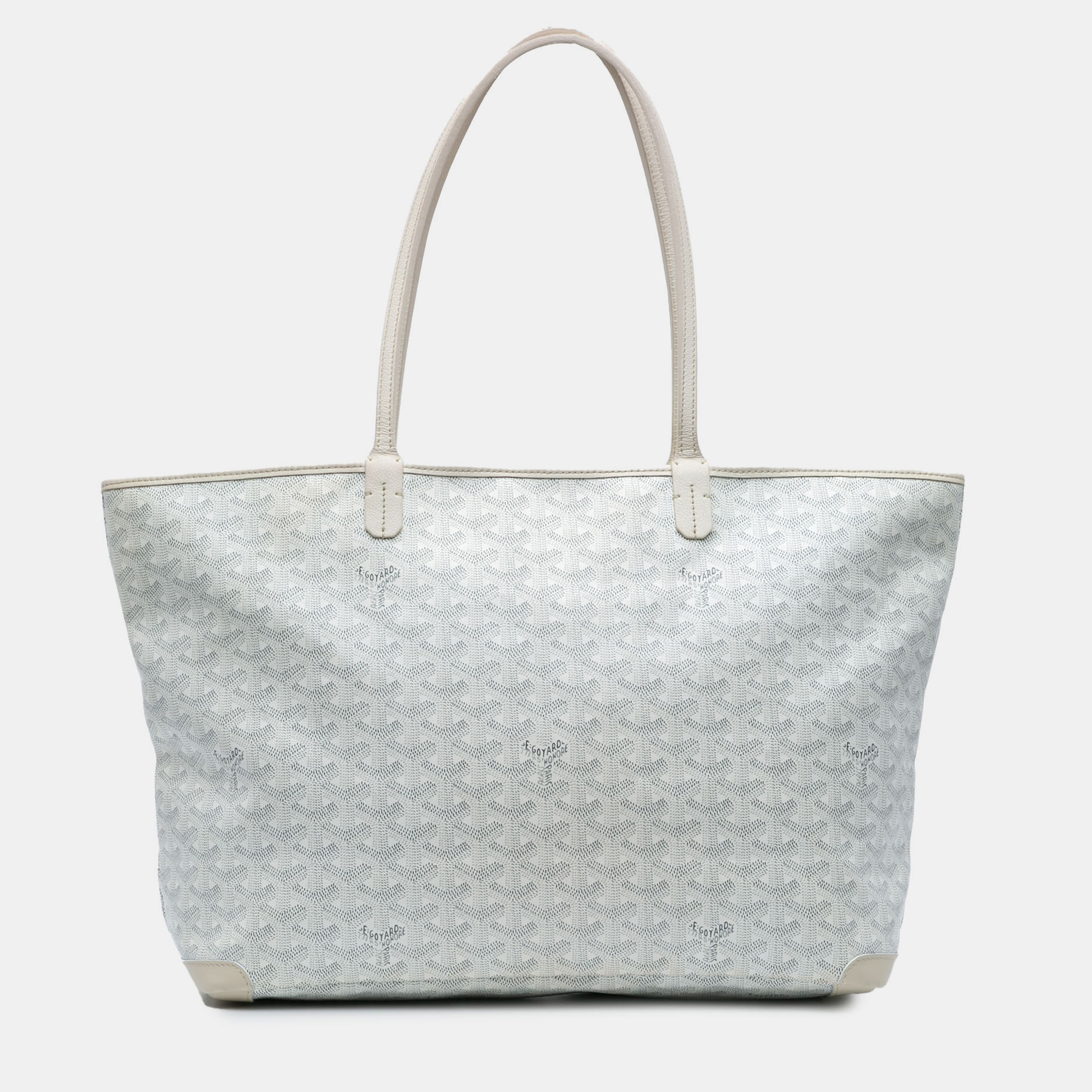

Goyard White Goyardine Artois PM