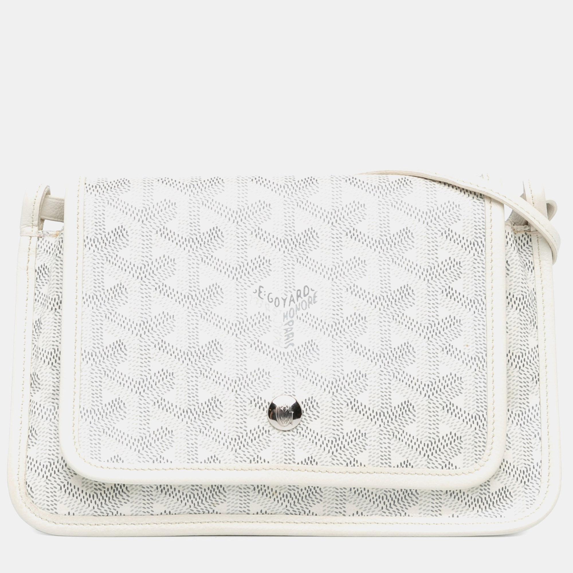 

Goyard White Goyardine Plumet Pocket Wallet