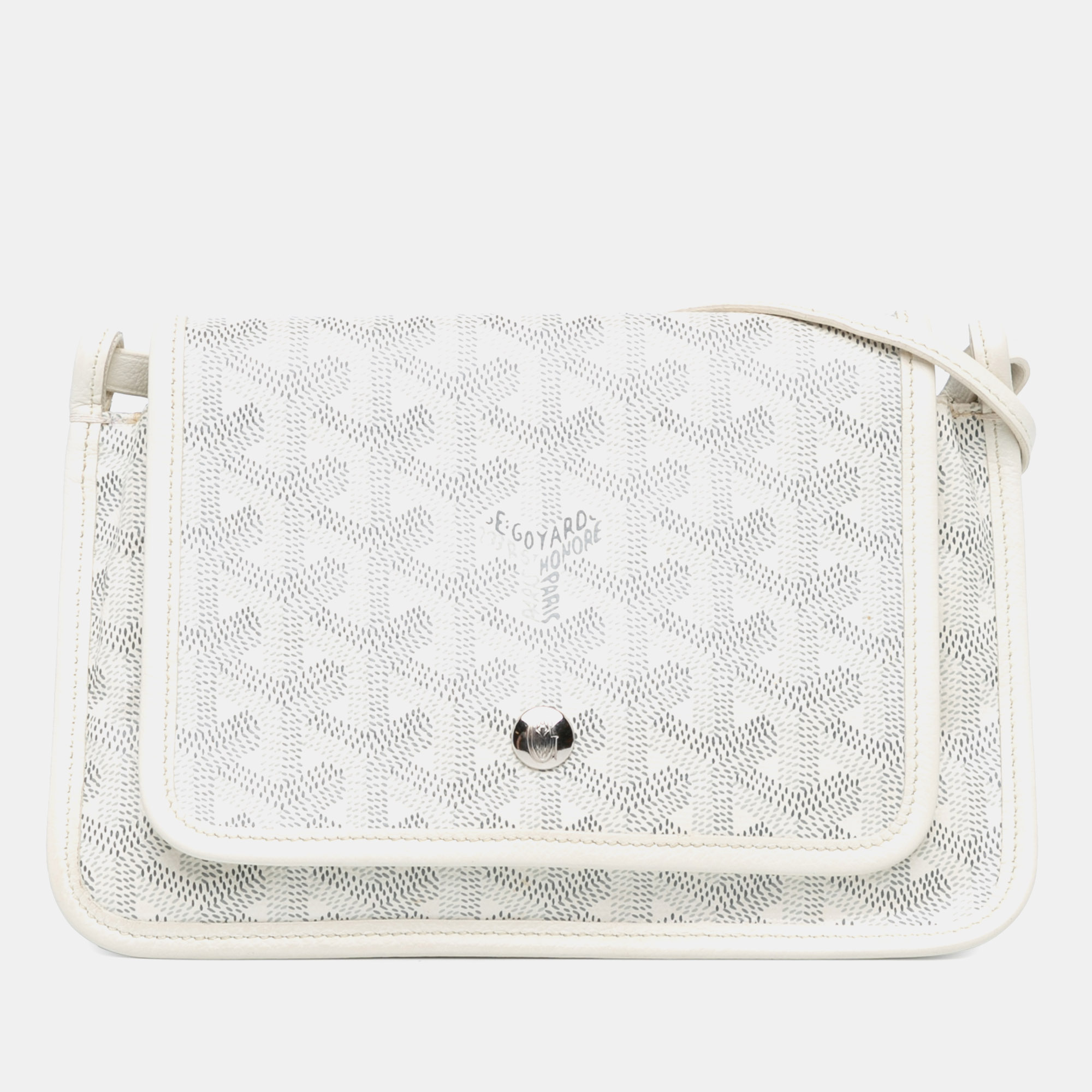 

Goyard White Goyardine Plumet Pocket Wallet