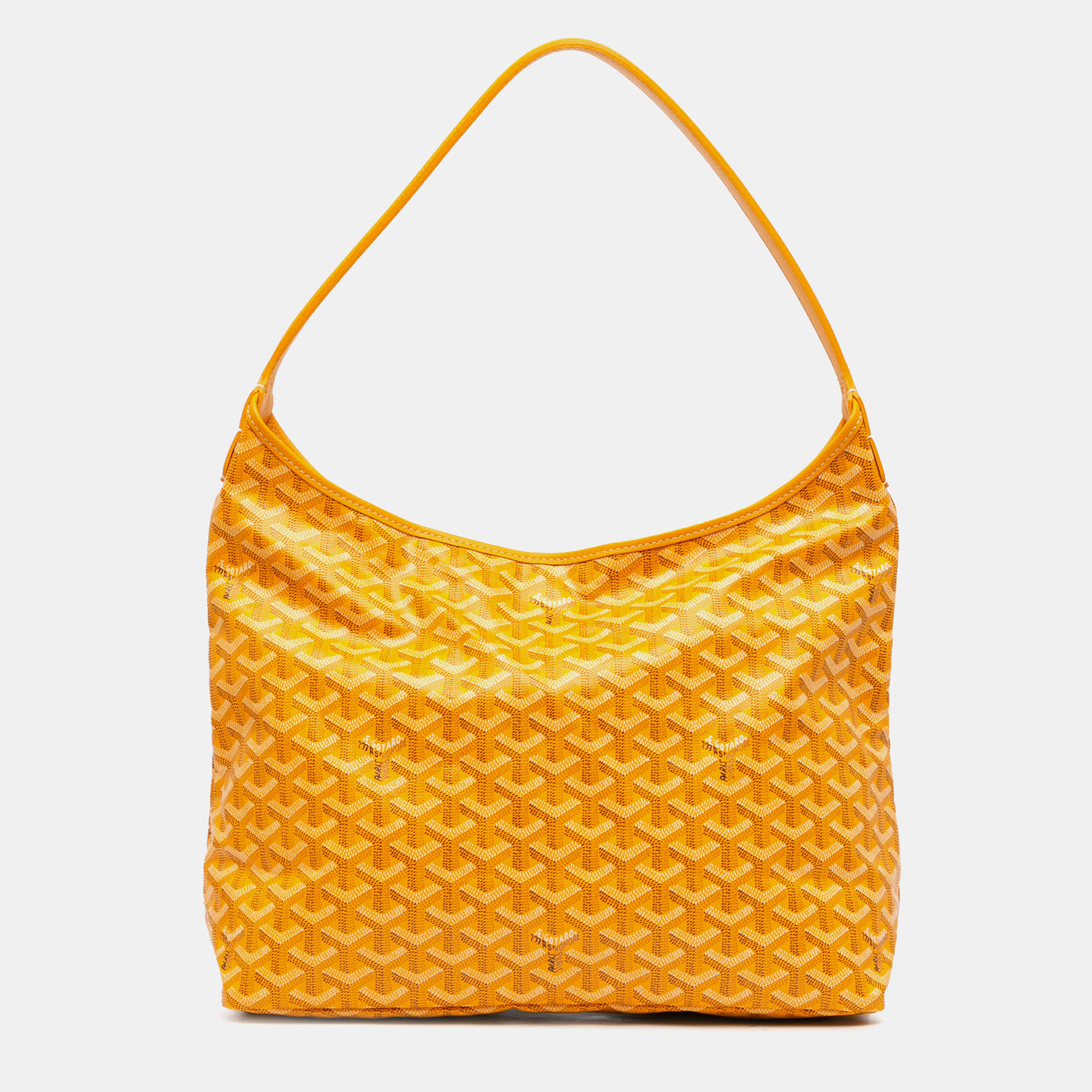

Goyard Yellow Goyardine Boheme Hobo