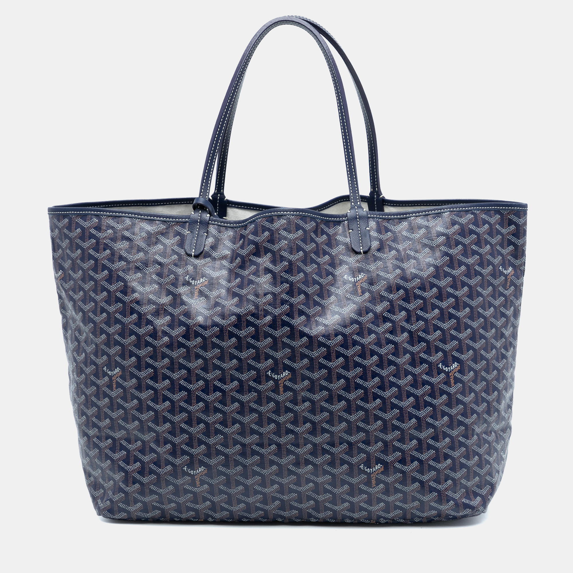 

Goyard Blue Goyardine Saint Louis GM