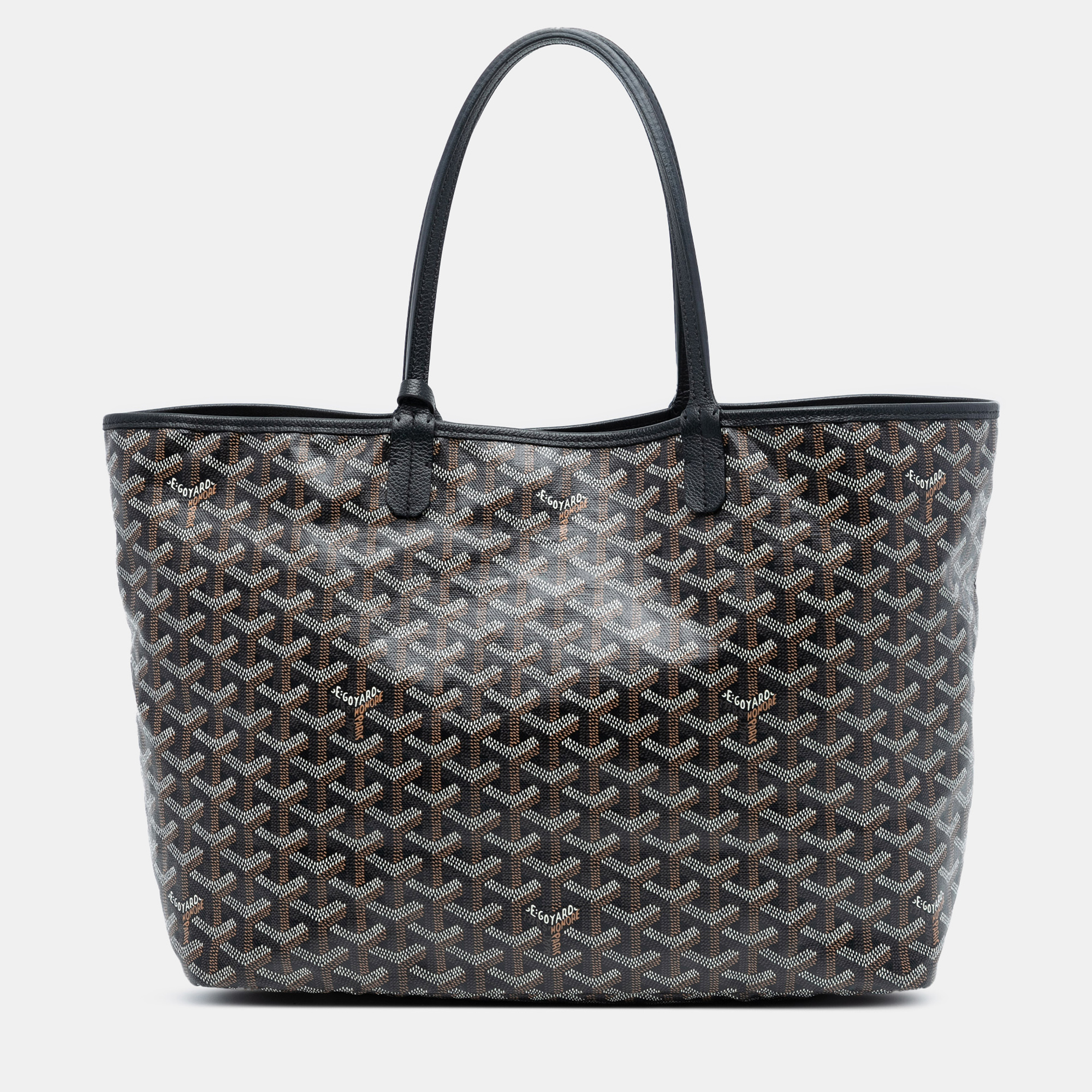 

Goyard Black Goyardine Saint Louis PM