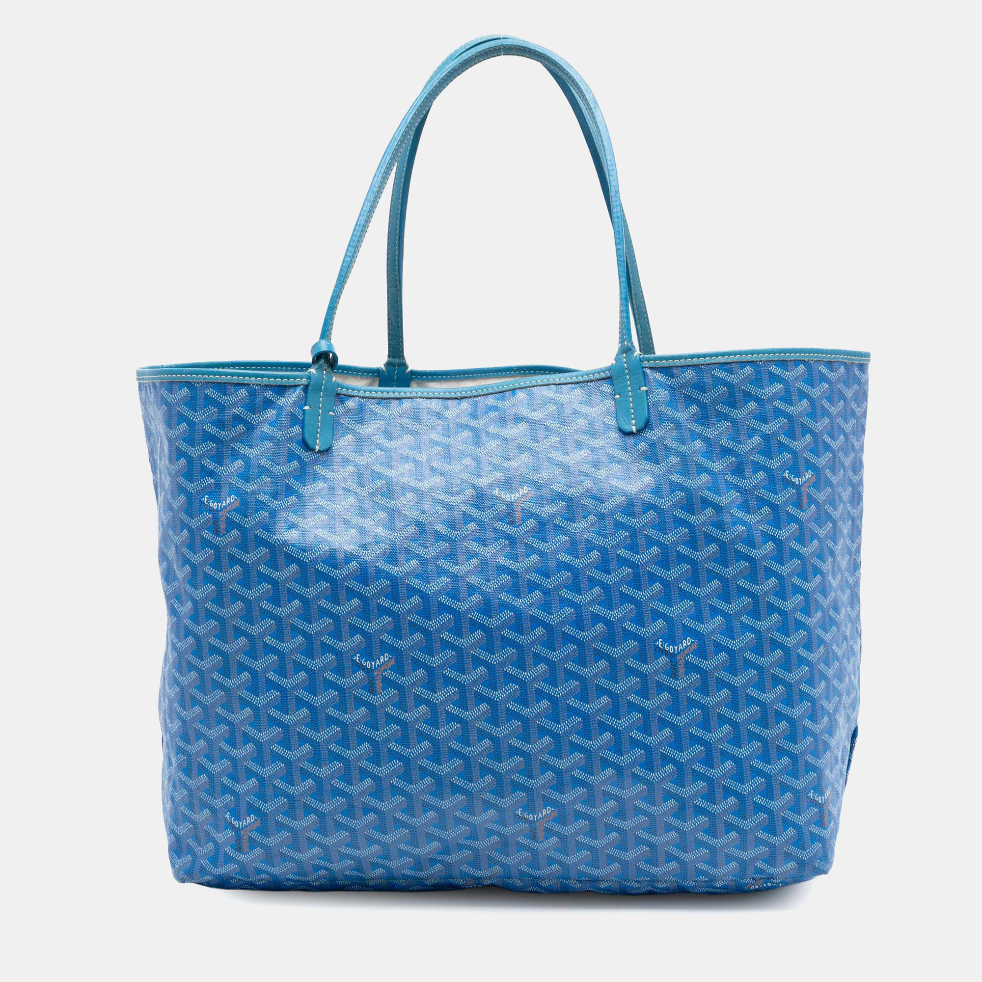

Goyard Blue Goyardine Saint Louis GM