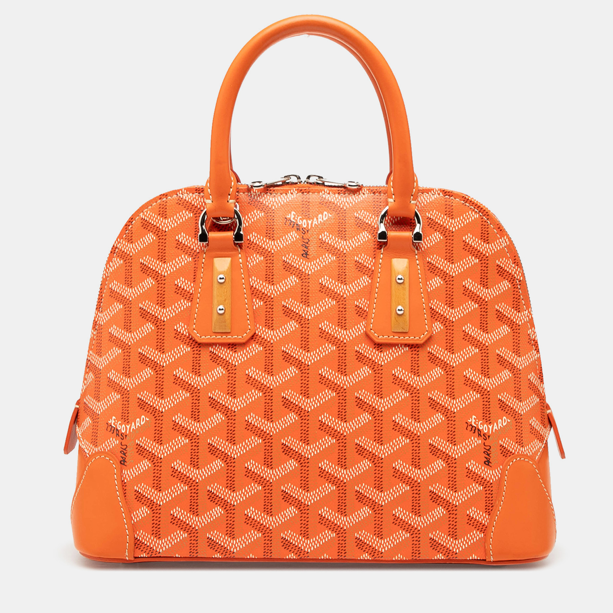 

Goyard Orange Goyardine Vendome Mini