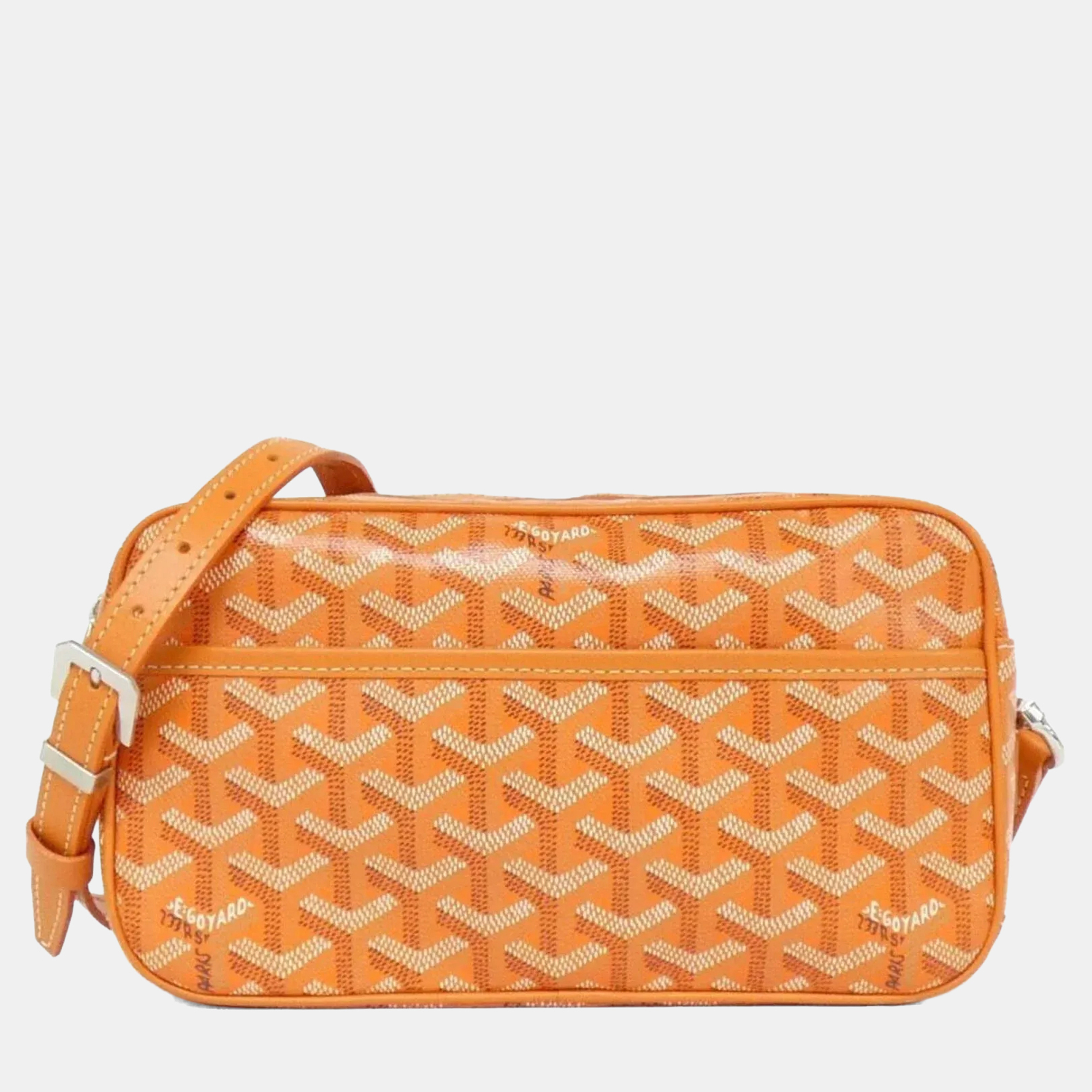 

Goyard Ama Capvert Orange Coated Canvas Shoulder Bag