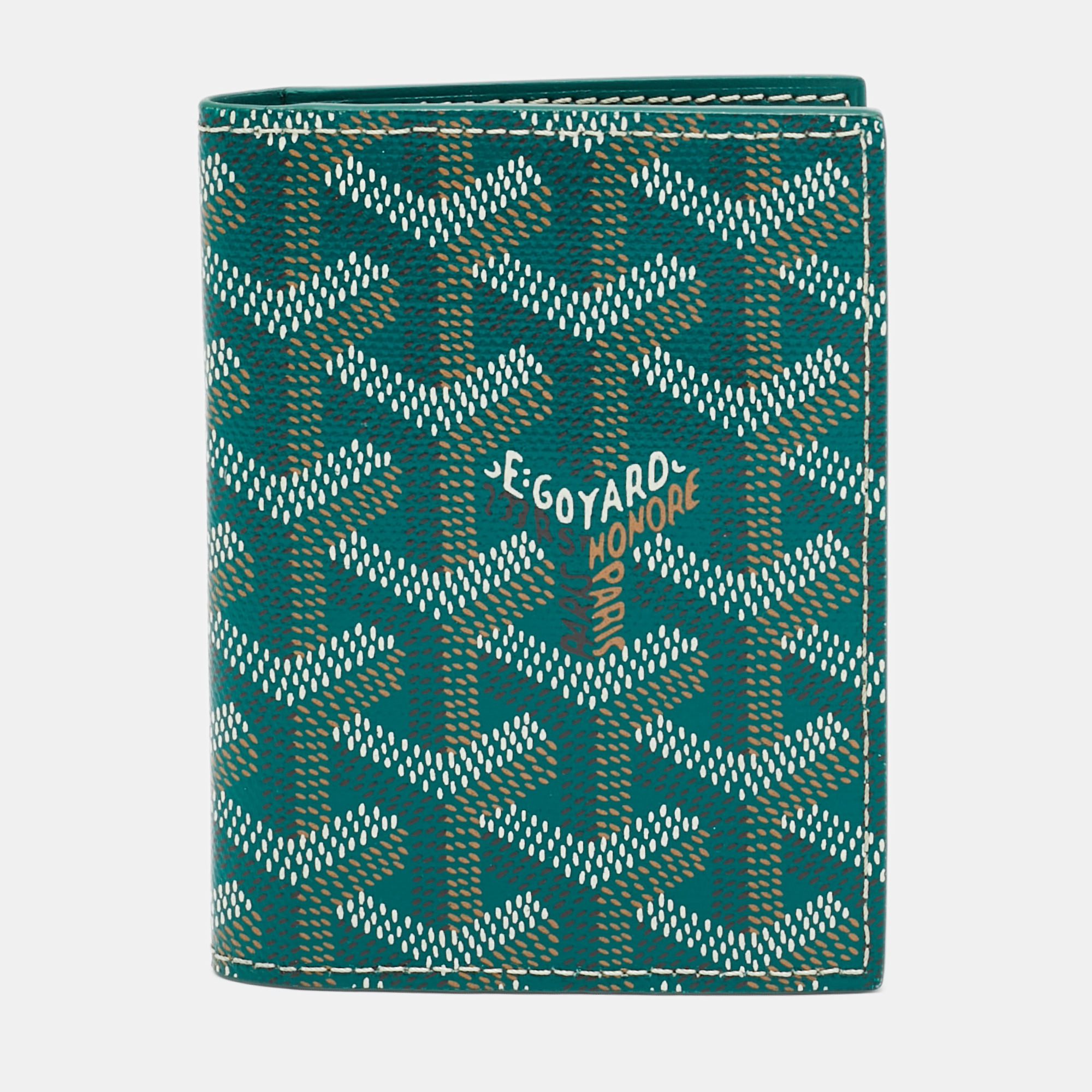 

Goyard Saint Marc Green Goyardine Coated Canvas Card Holder