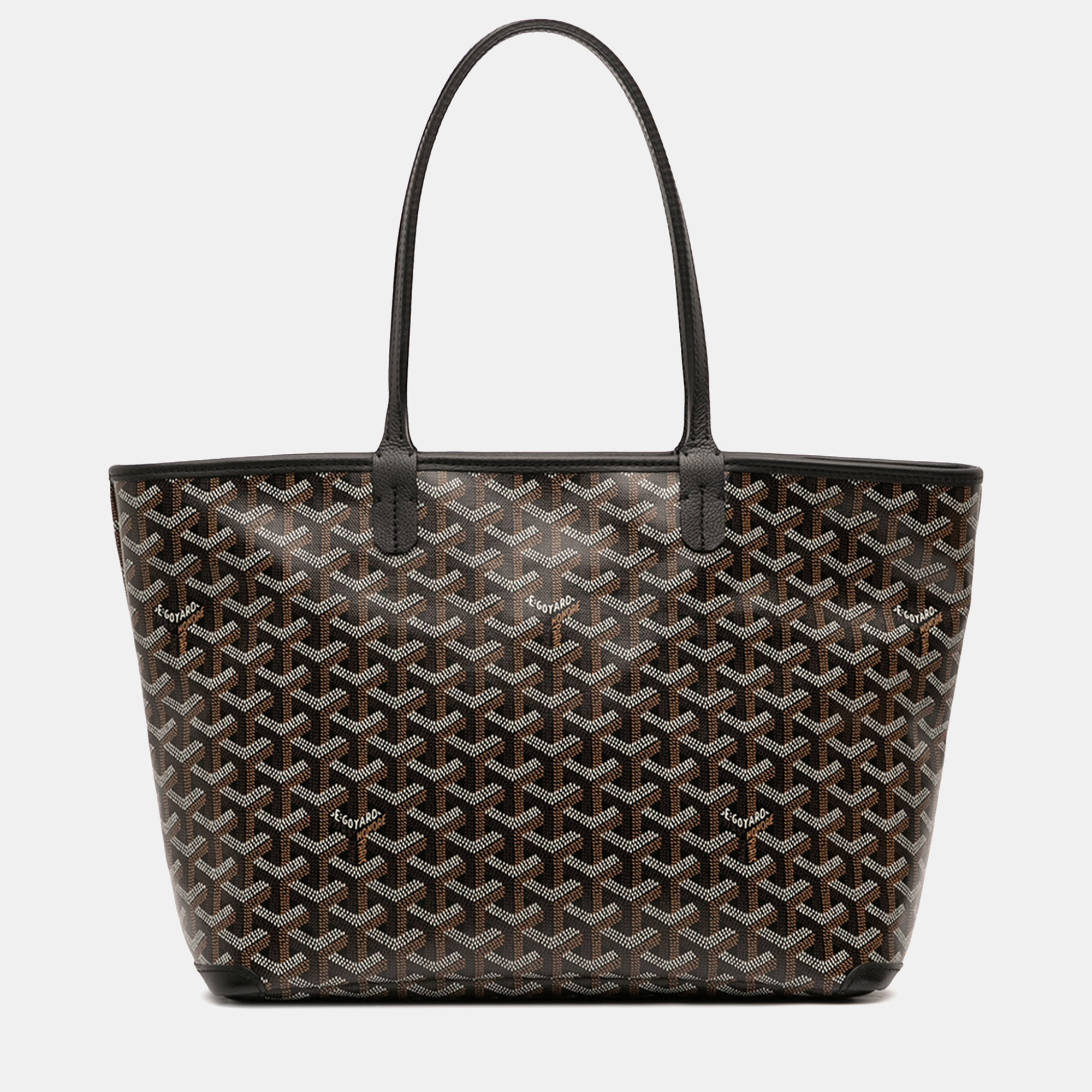 

Goyard Black Goyardine Artois PM