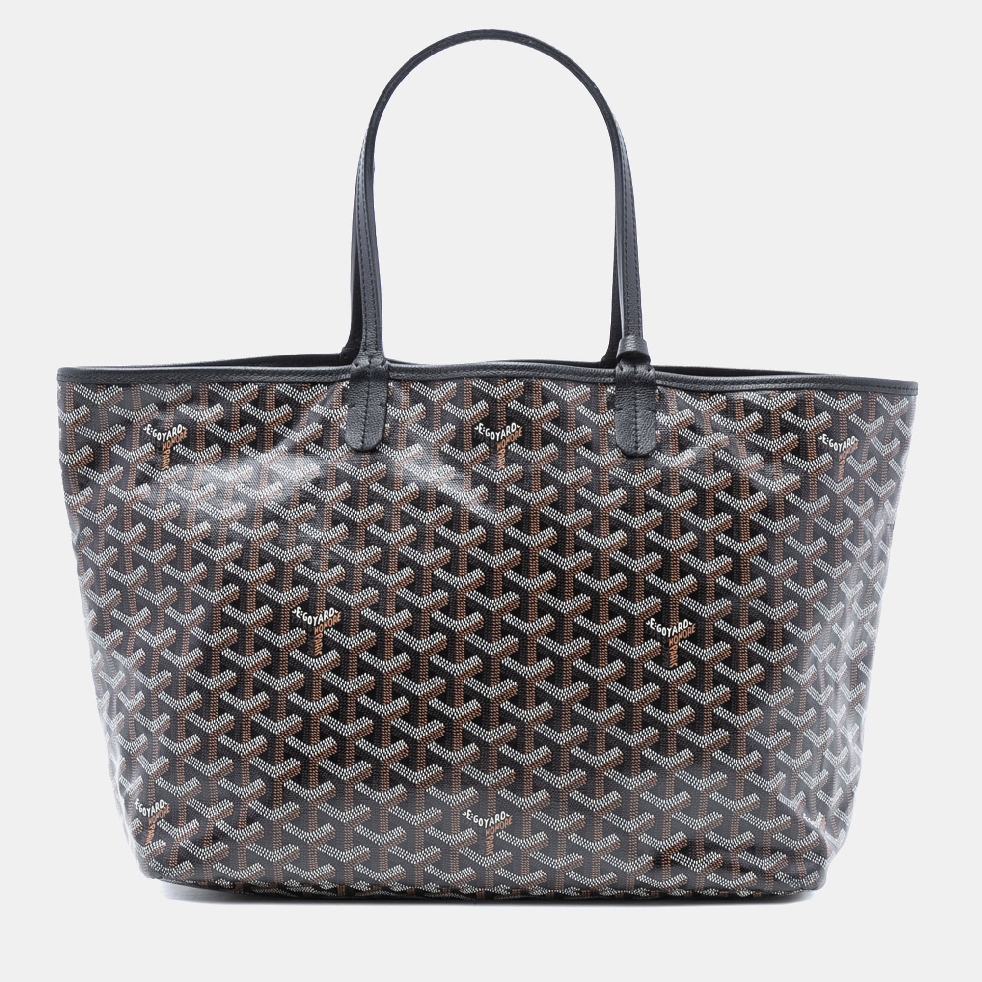 

Goyard Black Goyardine Saint Louis PM