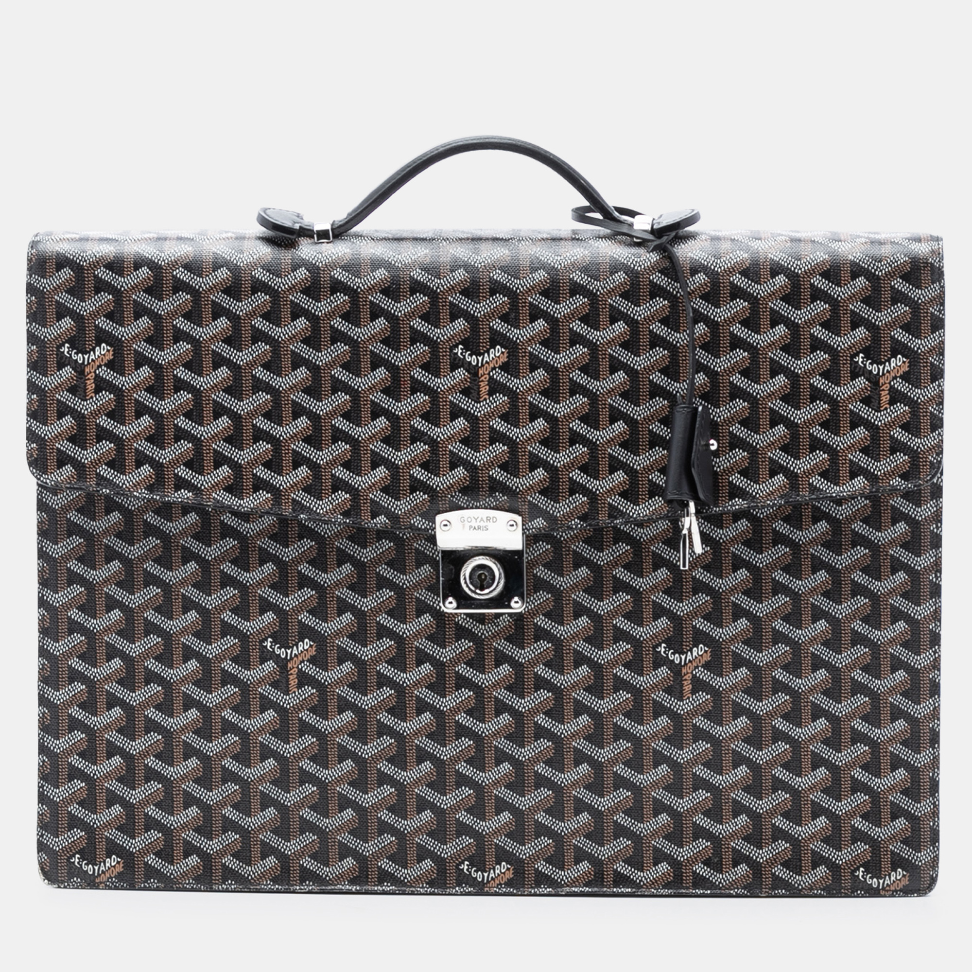 

Goyard Black Goyardine Serviette Chypre