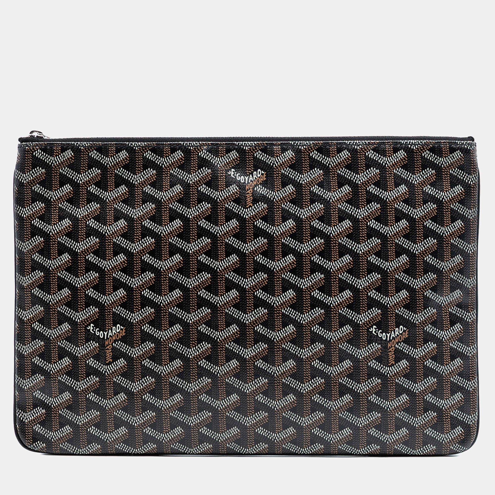 

Goyard Black Goyardine Senat MM