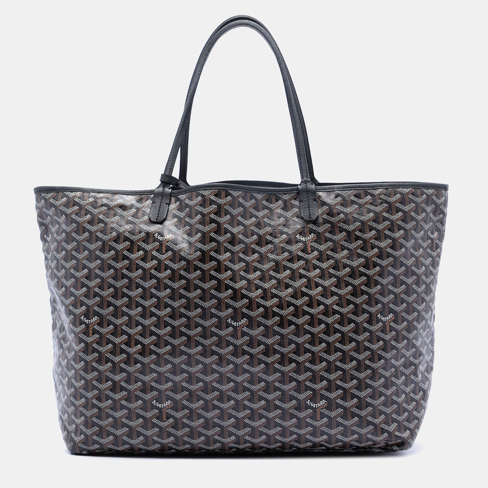 

Goyard Black Goyardine Saint Louis GM