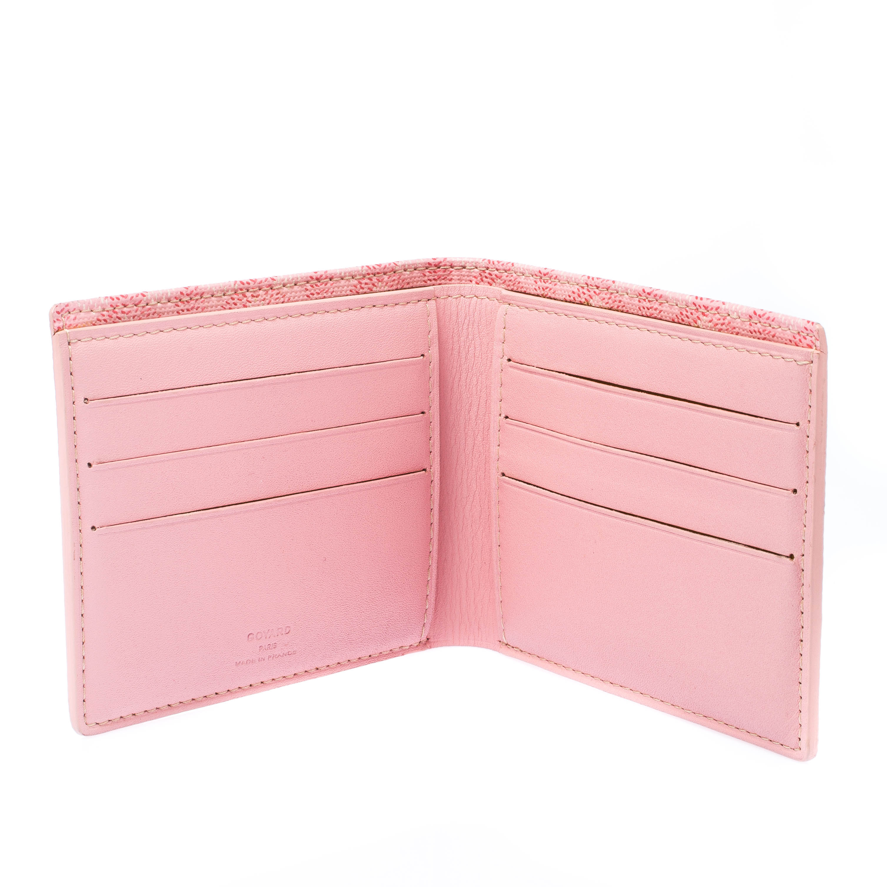 Goyard Card Holder Wallet Pink | IUCN Water
