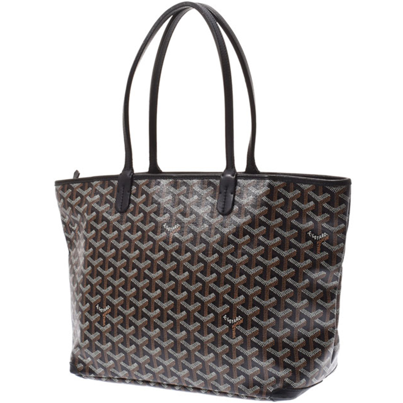 

Goyard Black Coated Canvas Artois Tote