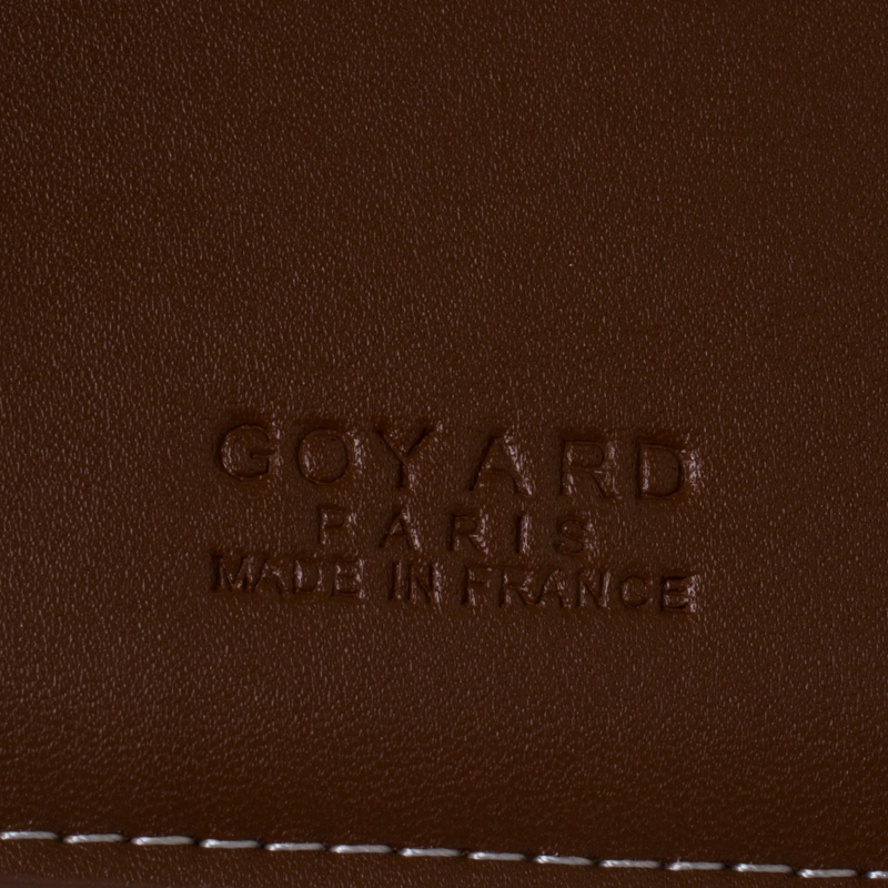Goyard Passport Holder Goyardine Medium Black in Leather - GB