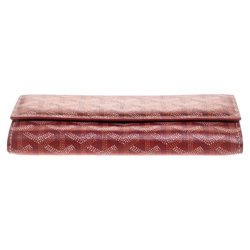 Leather wallet Goyard Red in Leather - 33175523