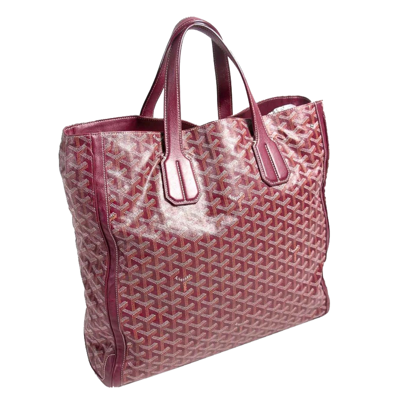 

Goyard Burgundy Goyardine Coated Canvas Voltaire Tote Bag