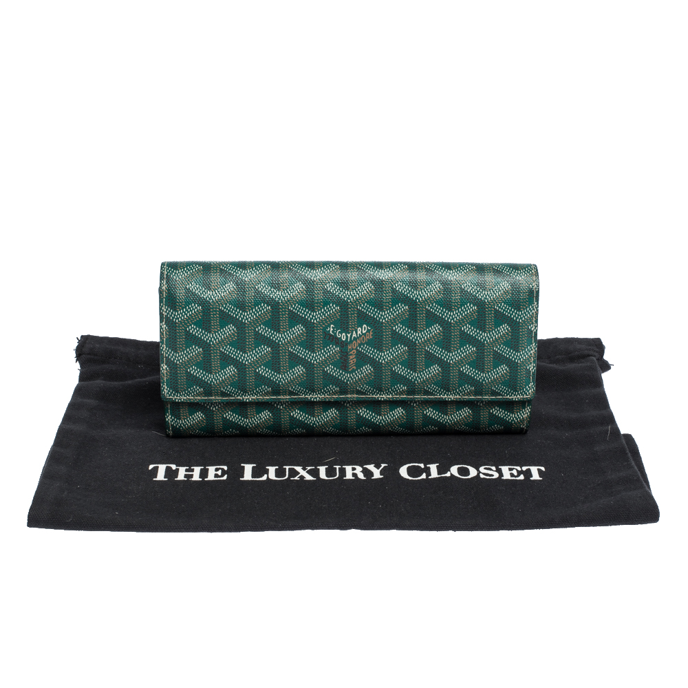 Goyard Varenne Long Wallet Green - BrandConscious Authentics