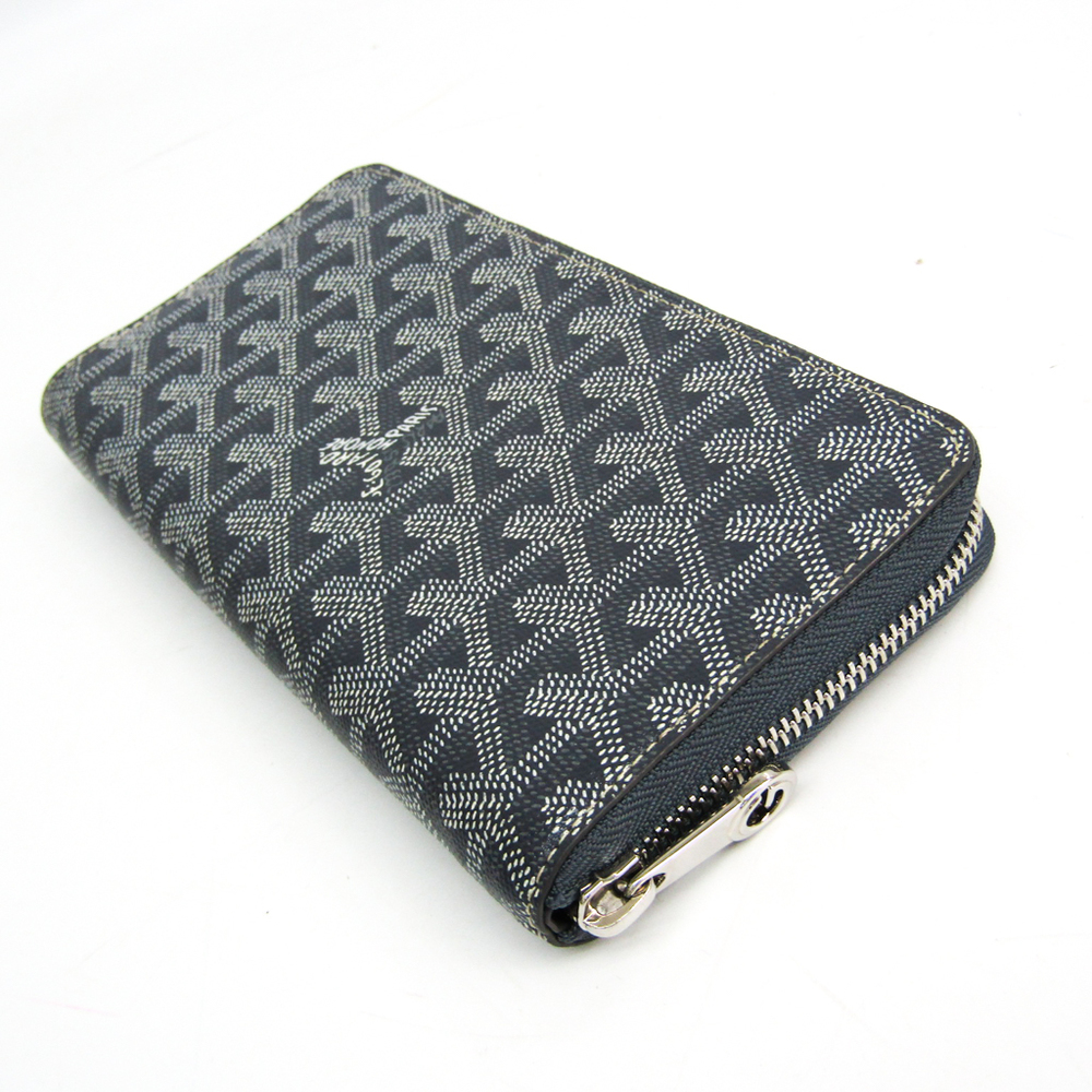 

Goyard Grey Goyardline Coated Canvas Matignon Wallet