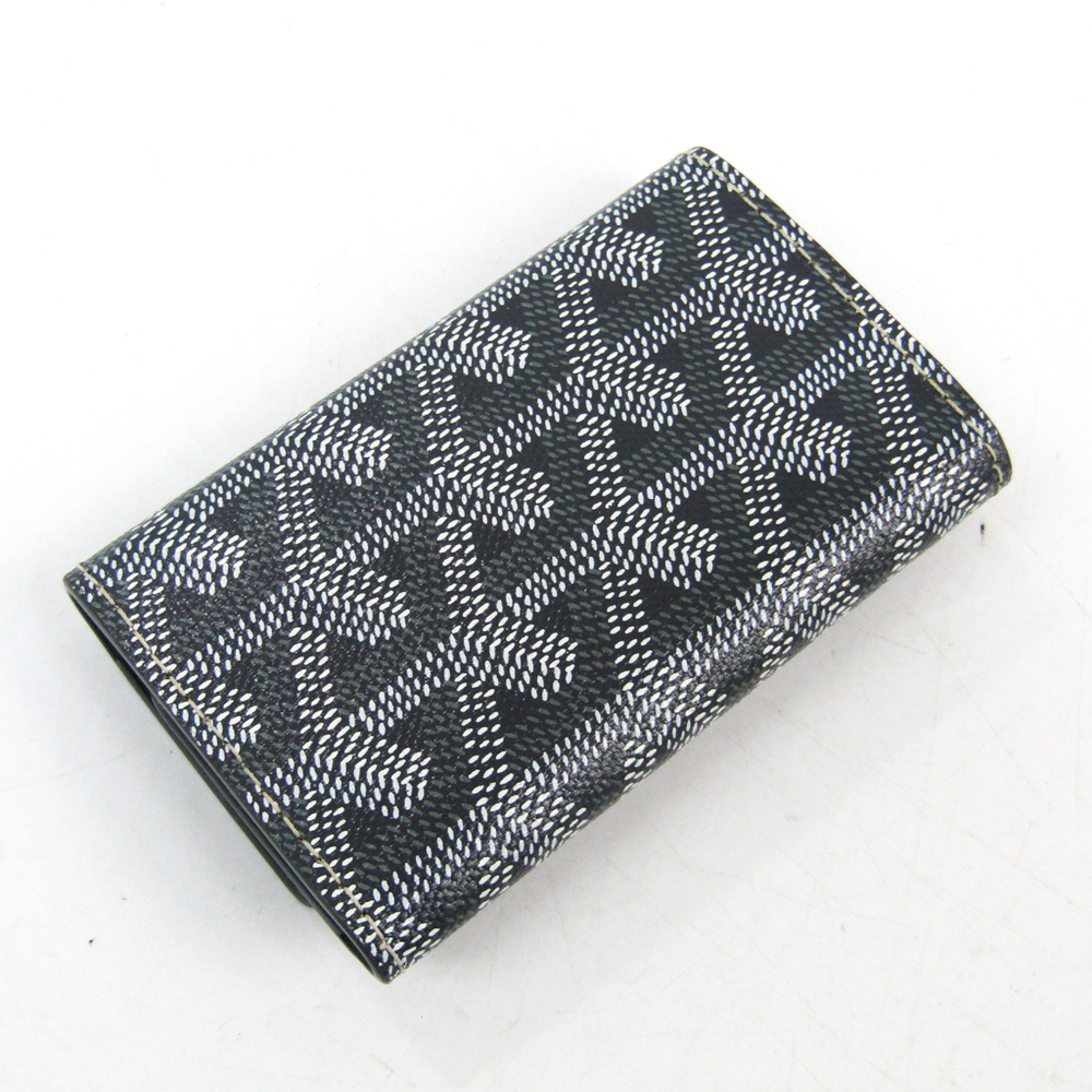 

Goyard Grey/White Coated Canvas Key Case