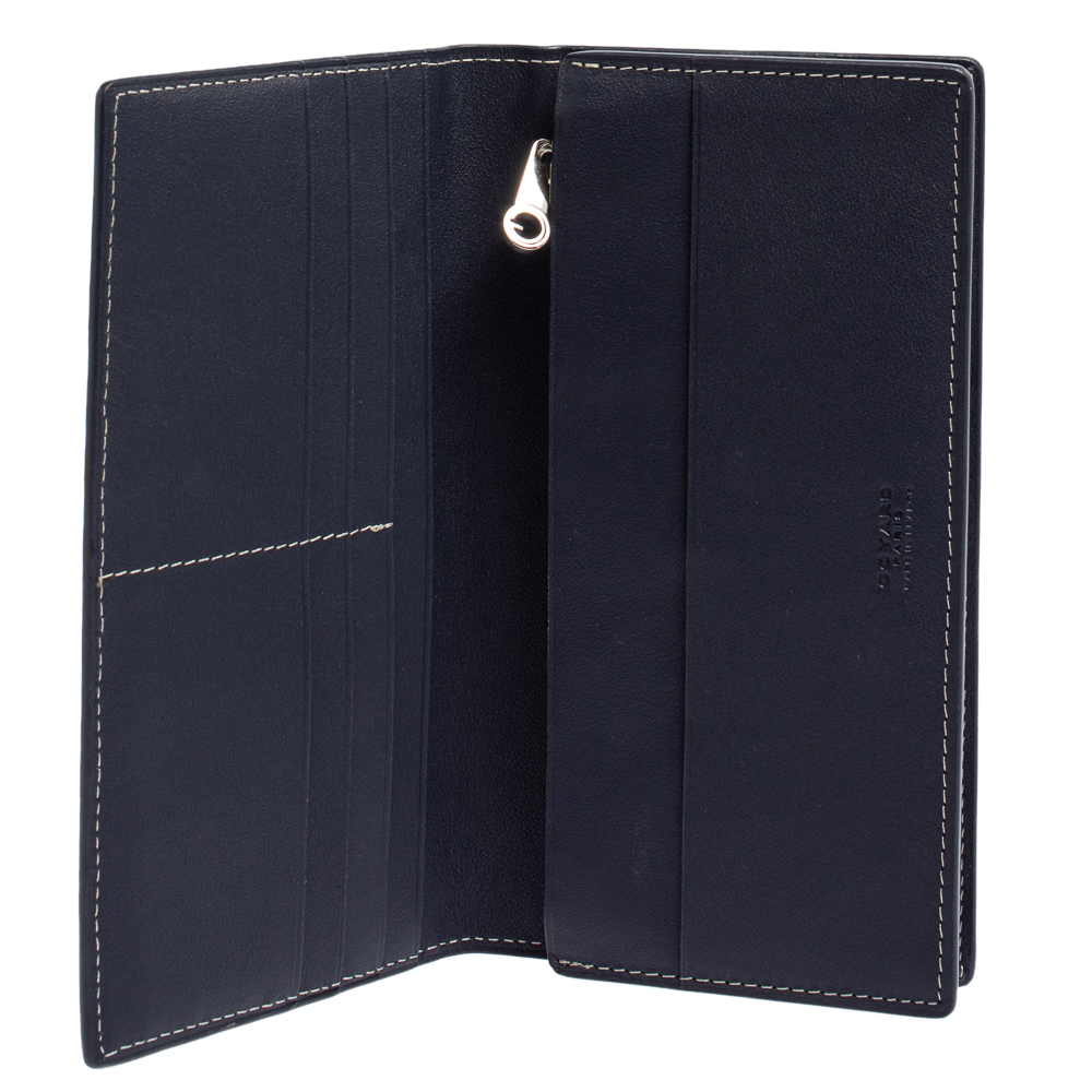 

Goyard Navy Blue Coated Canvas Richelieu Wallet