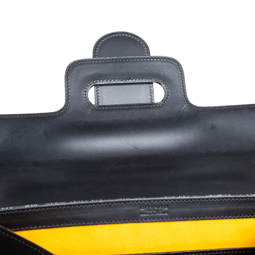 Goyard, Bags, Limited Editiongoyardambassade So Black Briefcase Strap Bag