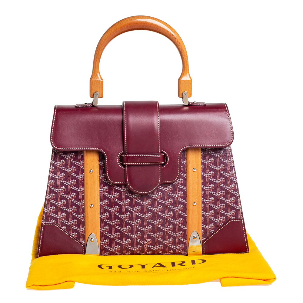 Belvedère leather handbag Goyard Burgundy in Leather - 27962719