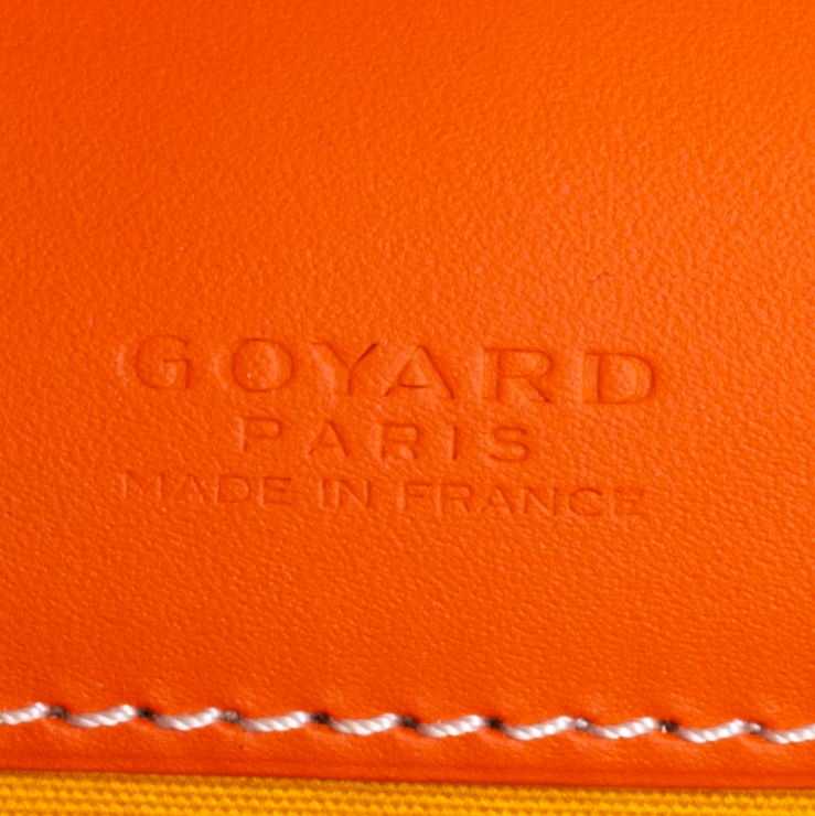 Goyard Belvedere Messenger Bag Coated Canvas PM Orange 1216732