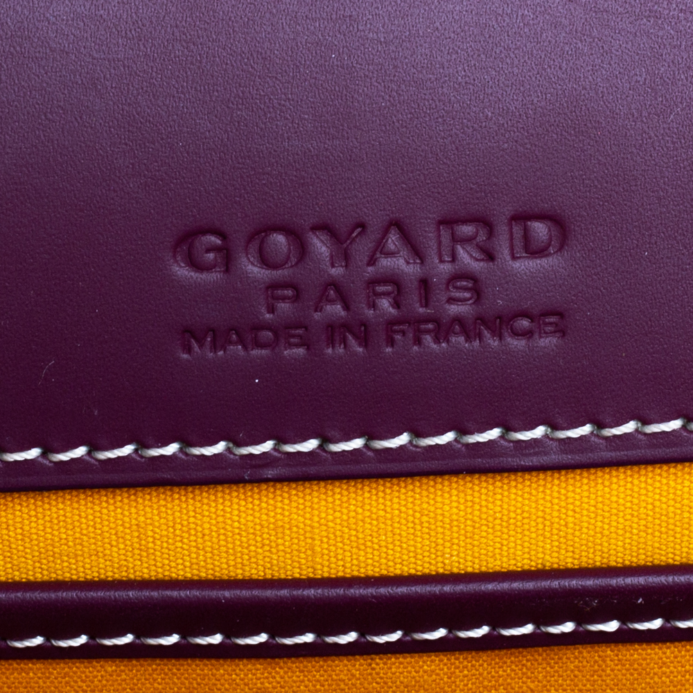 Goyard Gray Goyardine Coated Canvas Belvedere MM Bag. Condition: 1., Lot  #58235