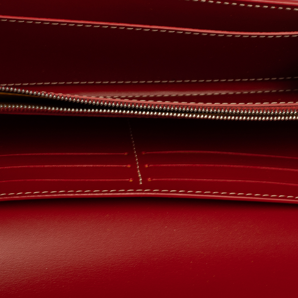 

Goyard Red Goyardine Coated Canvas Varenne Continental Wallet