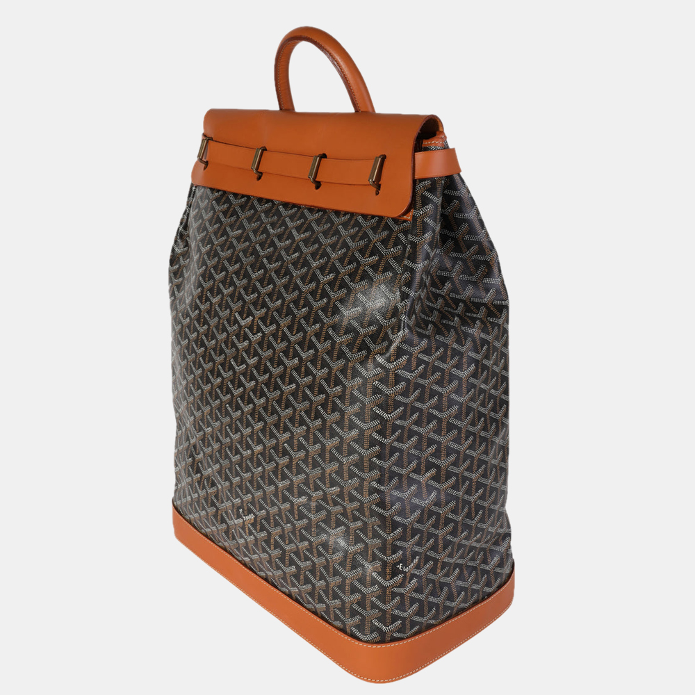 

Goyard Black Goyardine Canvas Steamer Bag