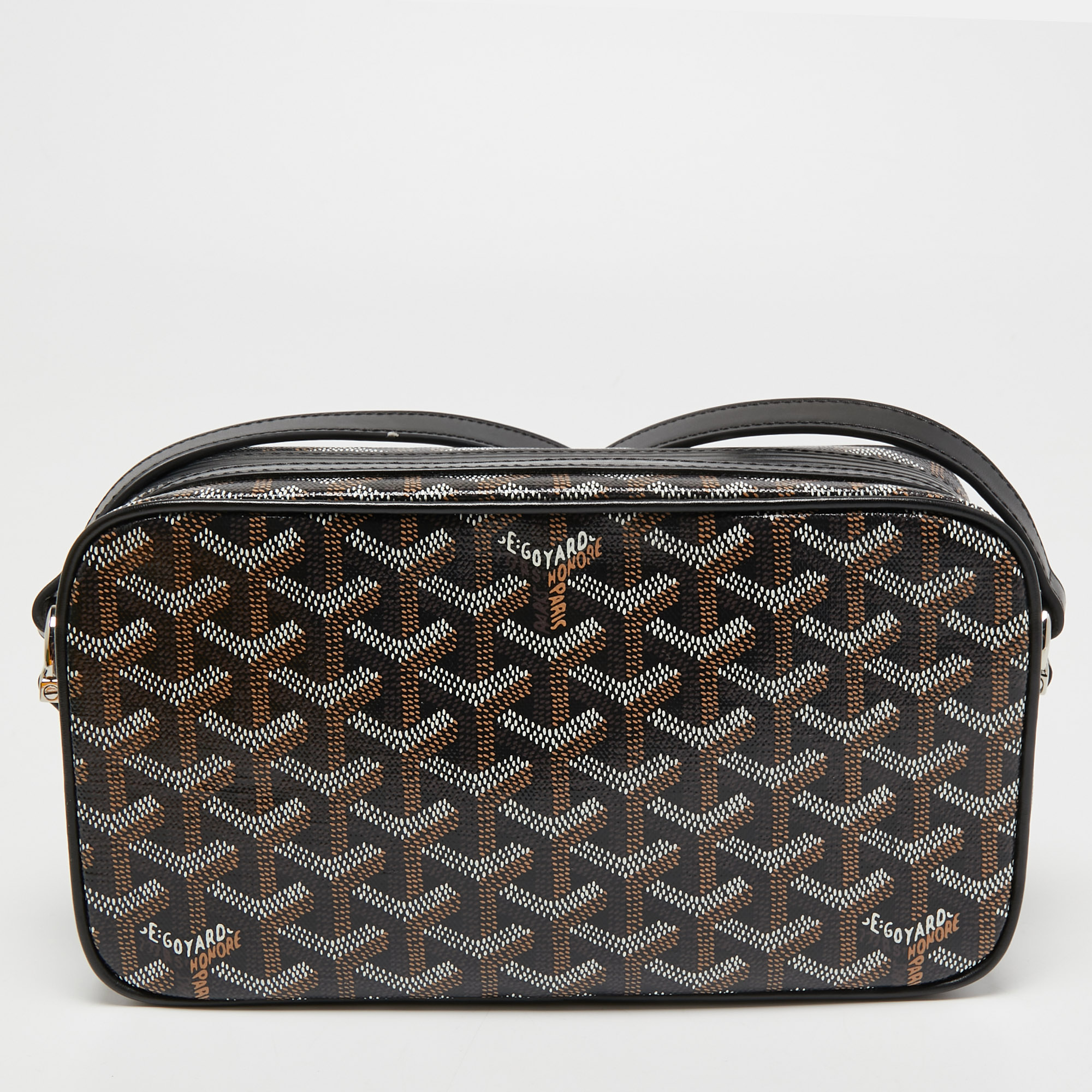Goyard Cap-Vert PM Bag Jet Black in Canvas/Leather with Silver-tone - US