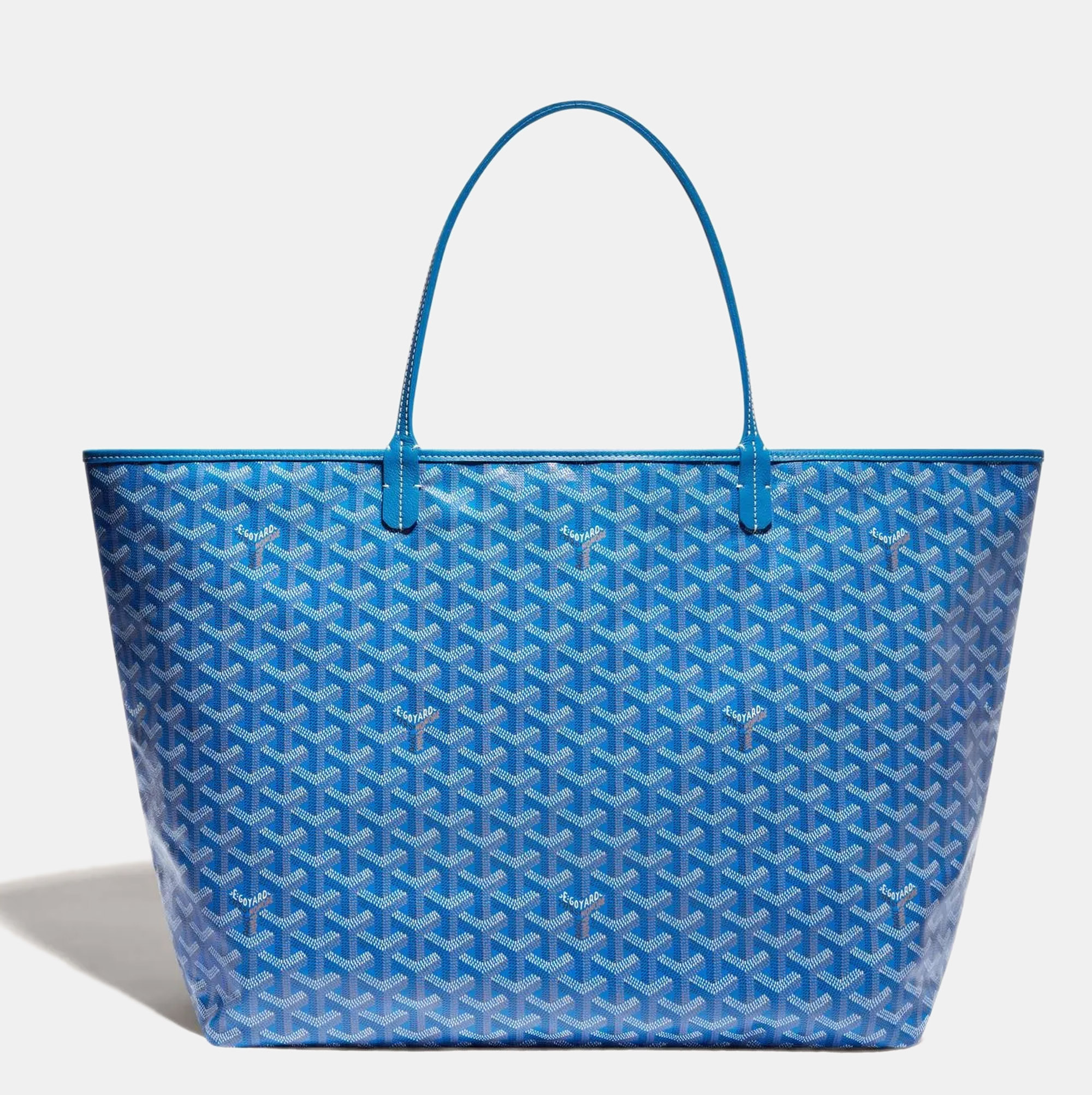 

Goyard Sky Blue Goyardine Coated Canvas and Leather Saint Louis PM Tote