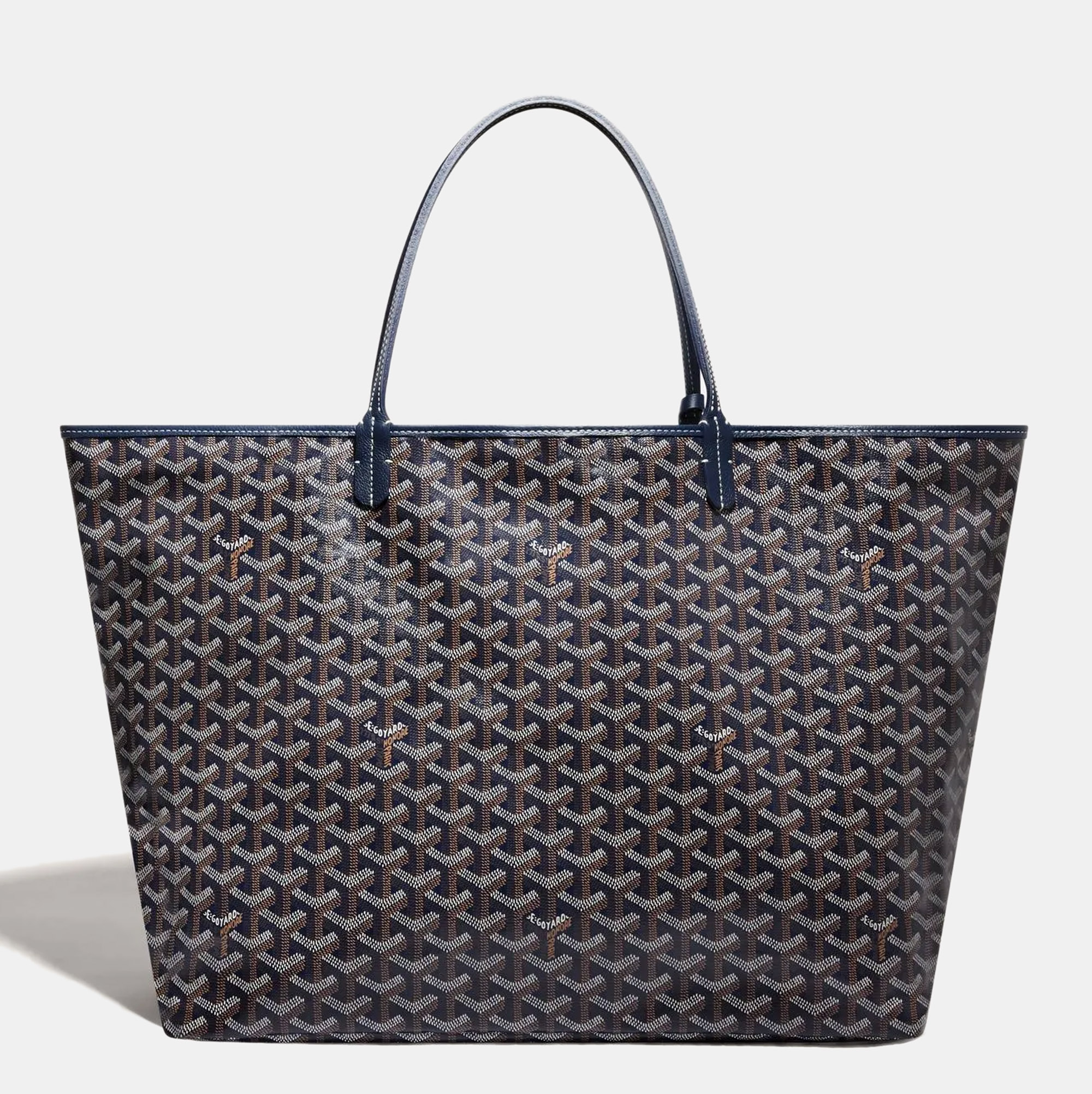 

Goyard Navy Blue Goyardine Coated Canvas and Leather Saint Louis GM Tote