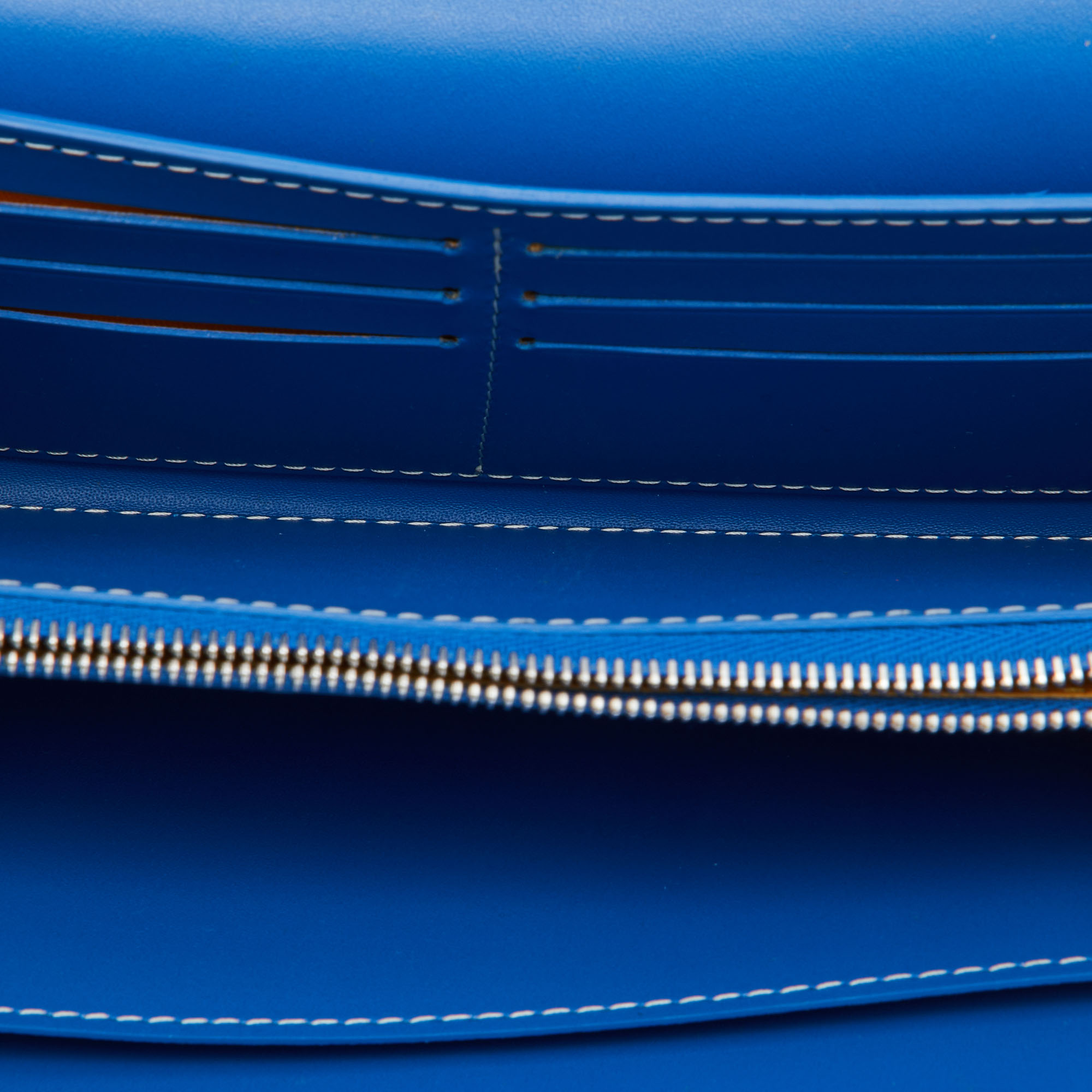 

Goyard Blue Goyardine Coated Canvas Varenne Continental Wallet