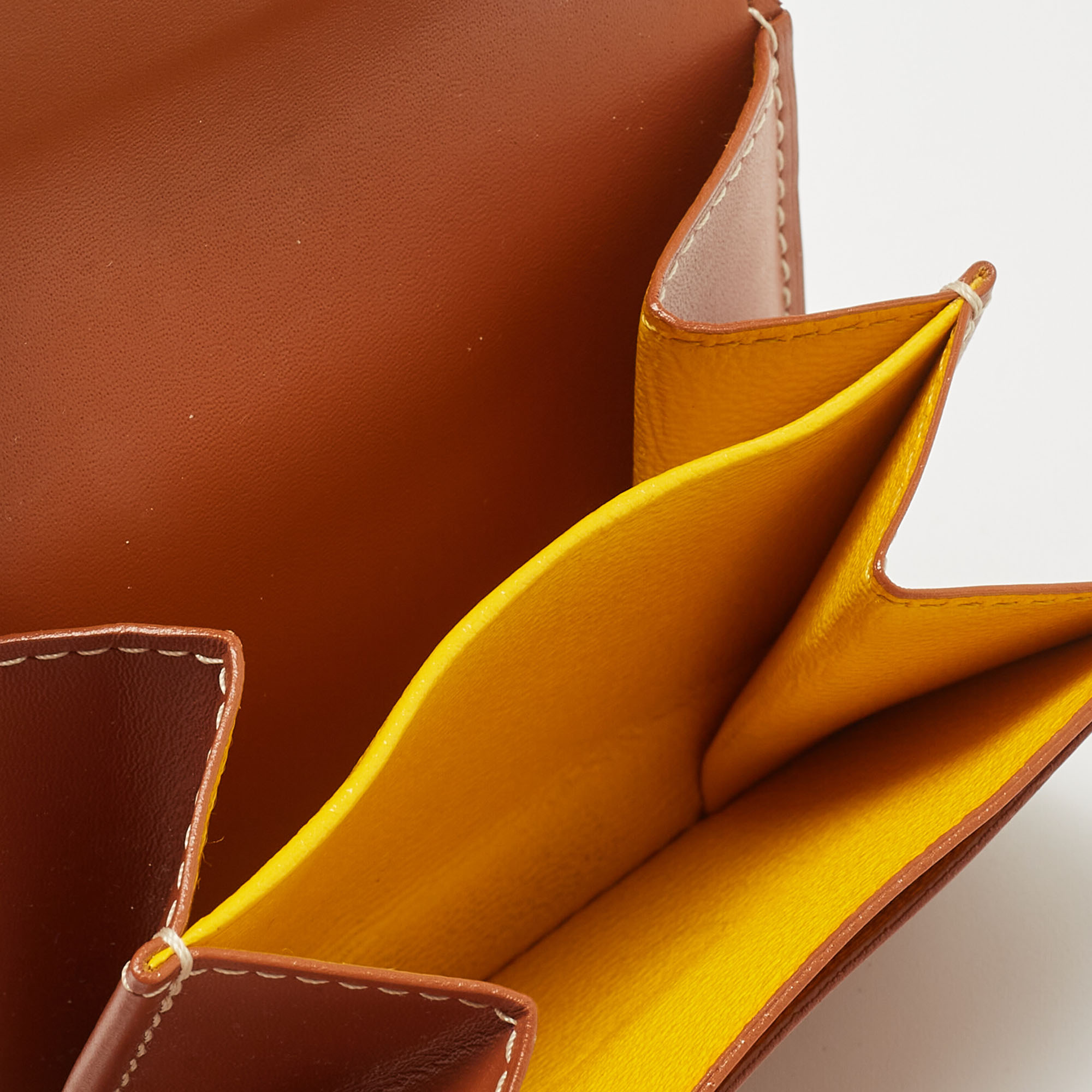 

Goyard Brown Goyardine Coated Canvas and Leather Flap Card Case