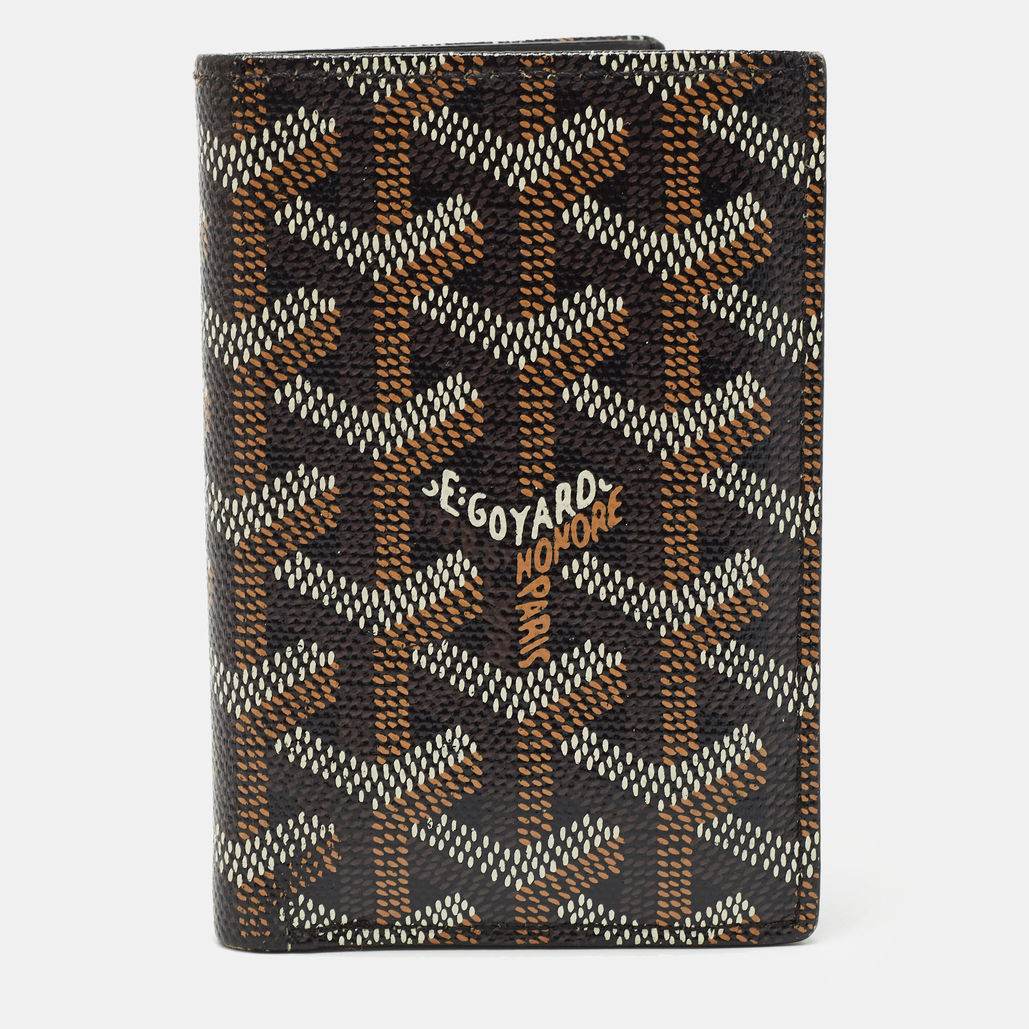 

Goyard Brown Goyardine Coated Canvas Bifold Card Holder