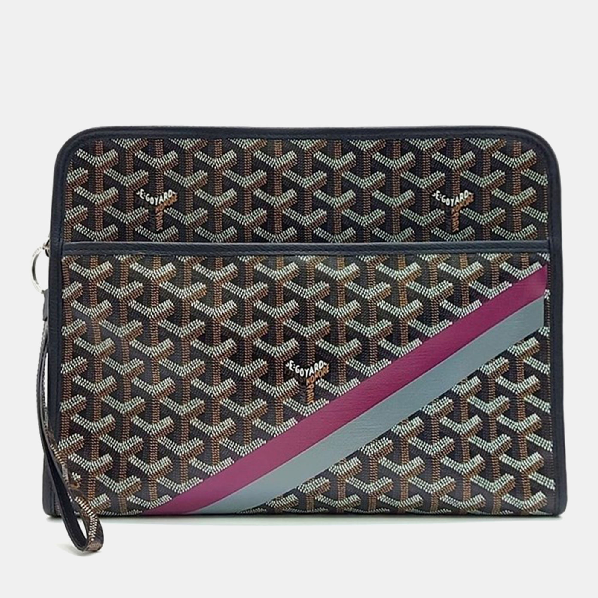 

Goyard Black Goyardine Canvas Jouvence Toiletry Pouch
