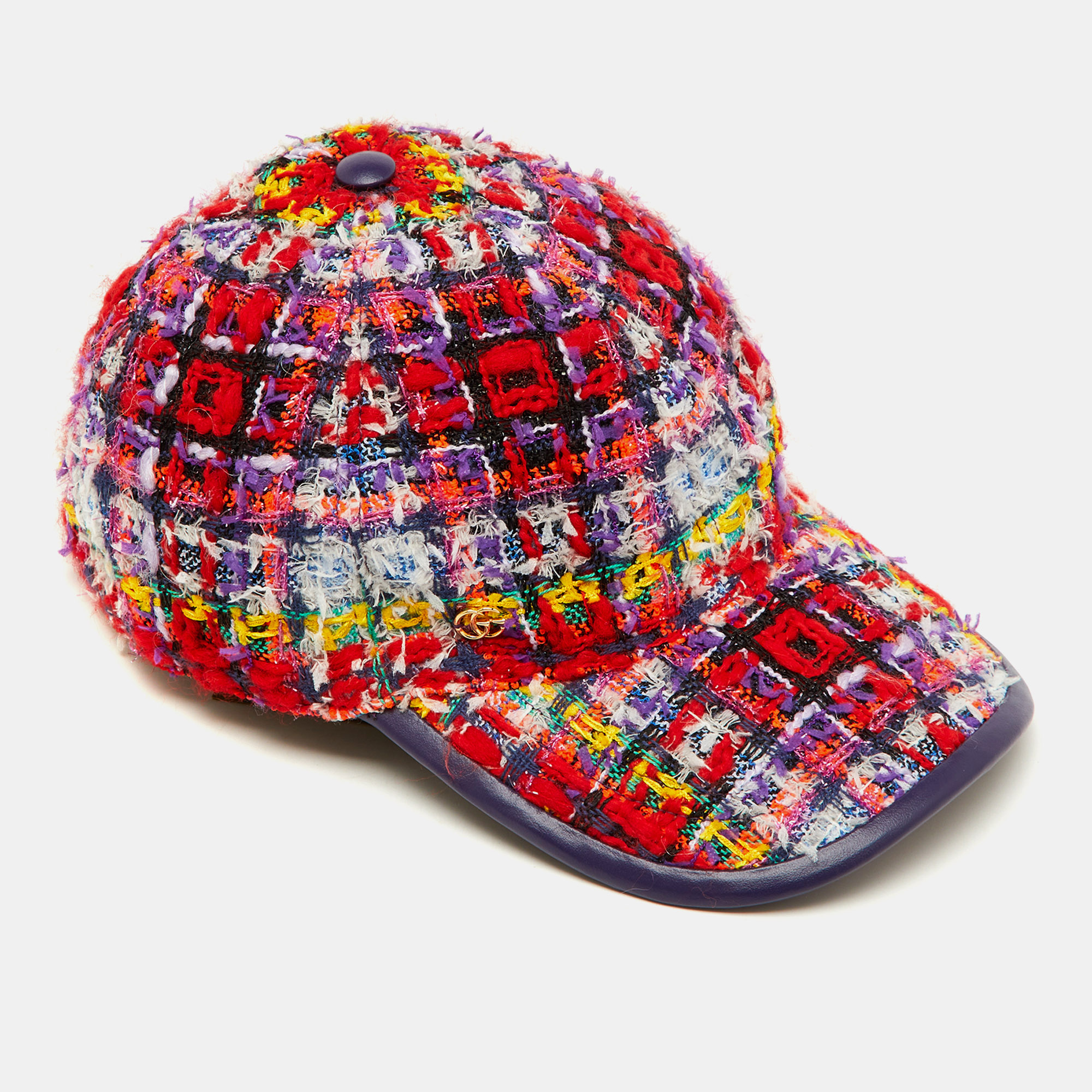 

Gucci Multicolour Elevation Tweed Baseball Cap M, Multicolor